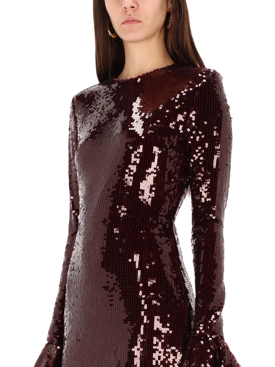 ROTATE BIRGER CHRISTENSEN Sequined Mini Dress - Image 4