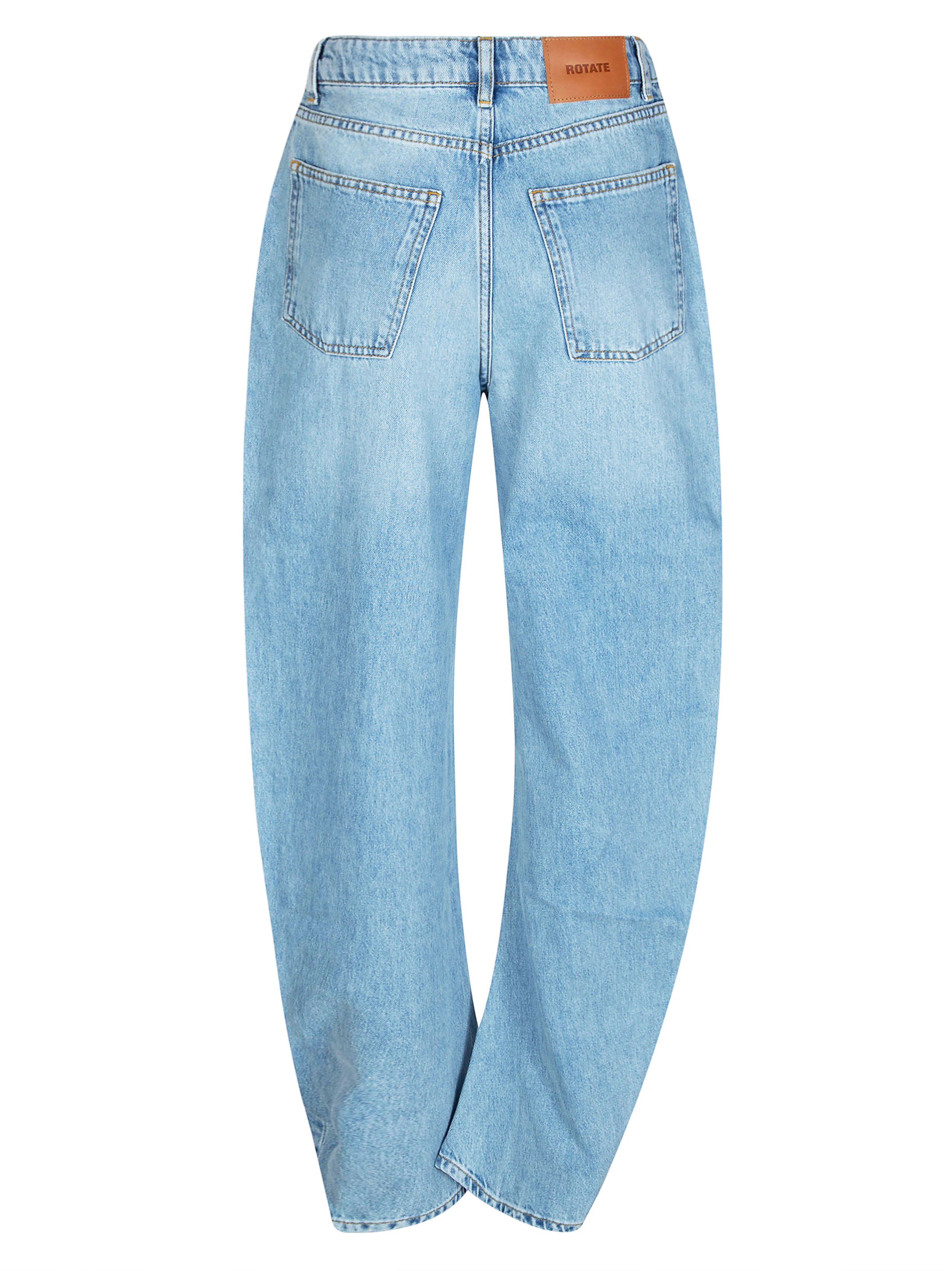 Rotate Draped Barrel Leg Jeans - Image 2