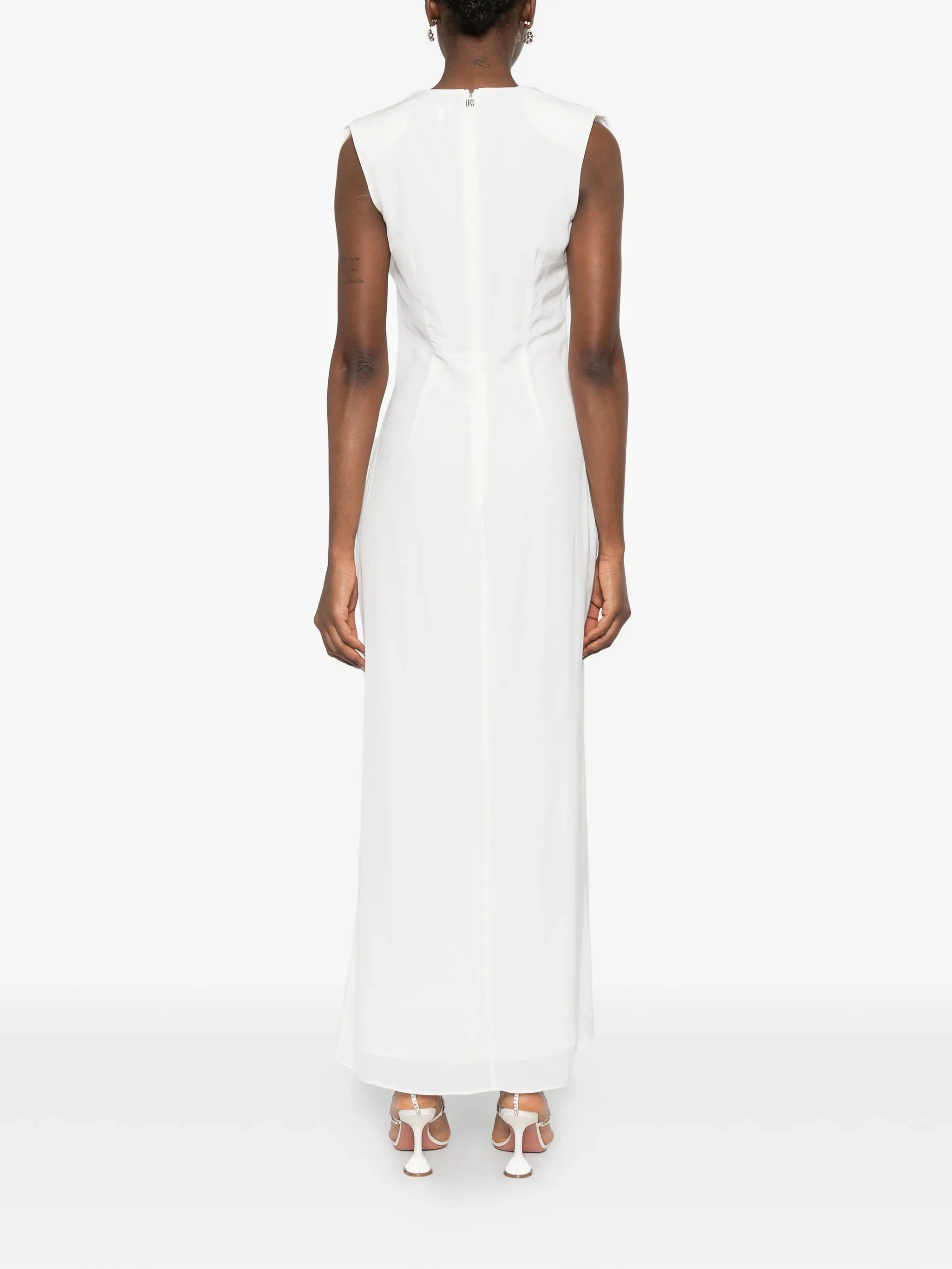 Rotate Elegant Long Dress with Removable Shoulder Straps - Image 4
