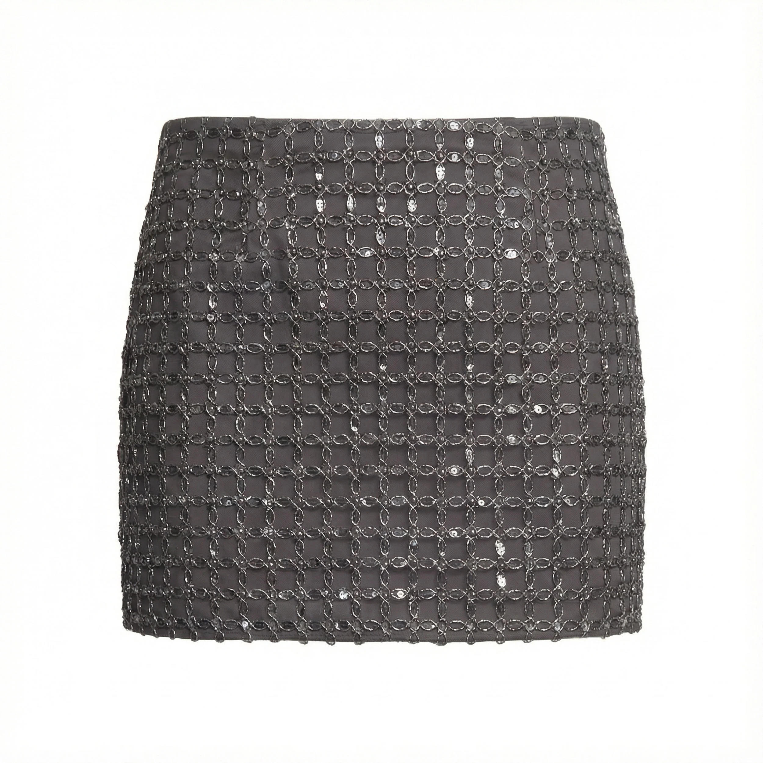 Rotate Embroidered Cotton Miniskirt - Image 6