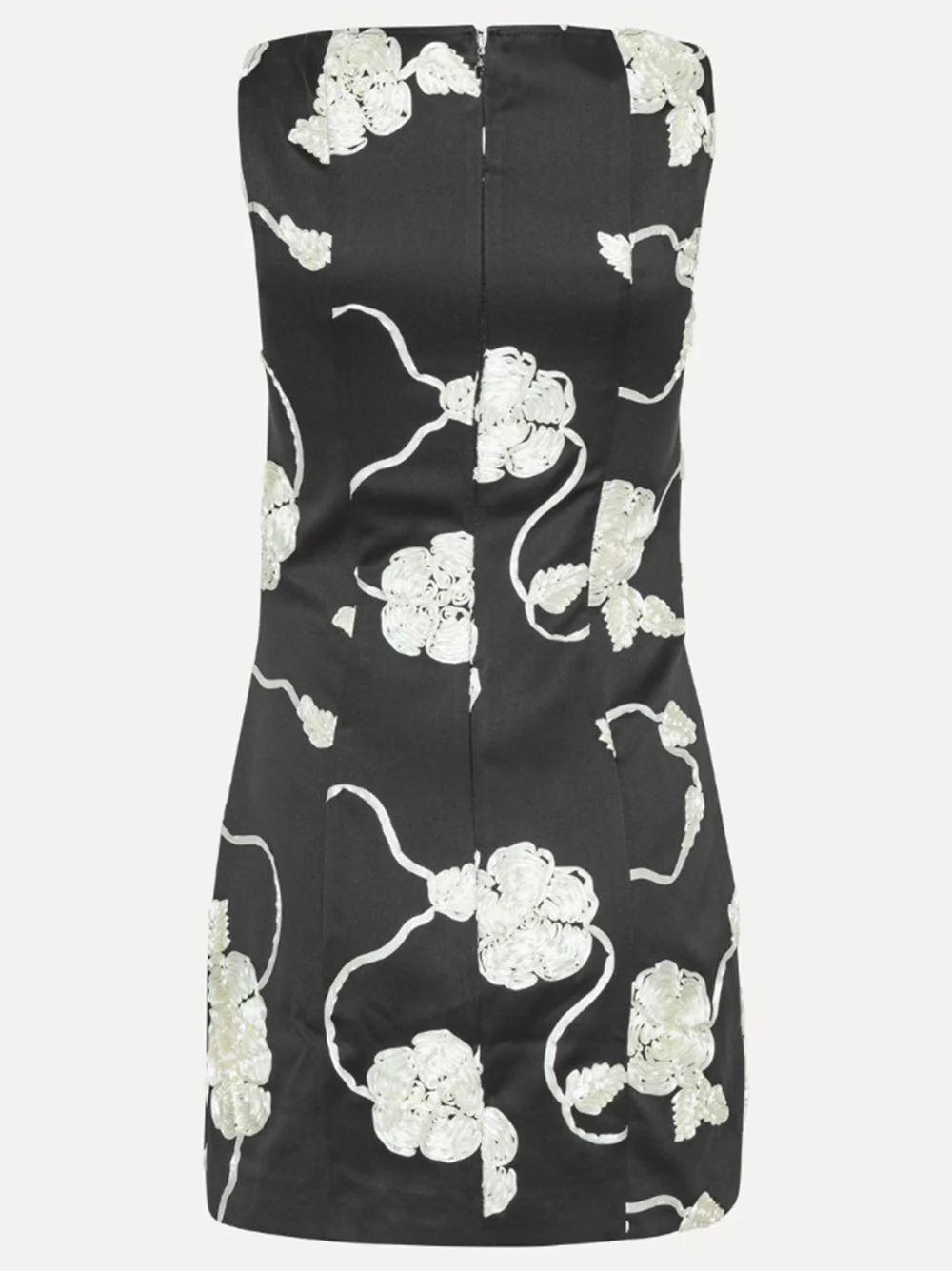 Rotate Fitted Mini Dress with 3D Flowers - Size 34 - Image 5