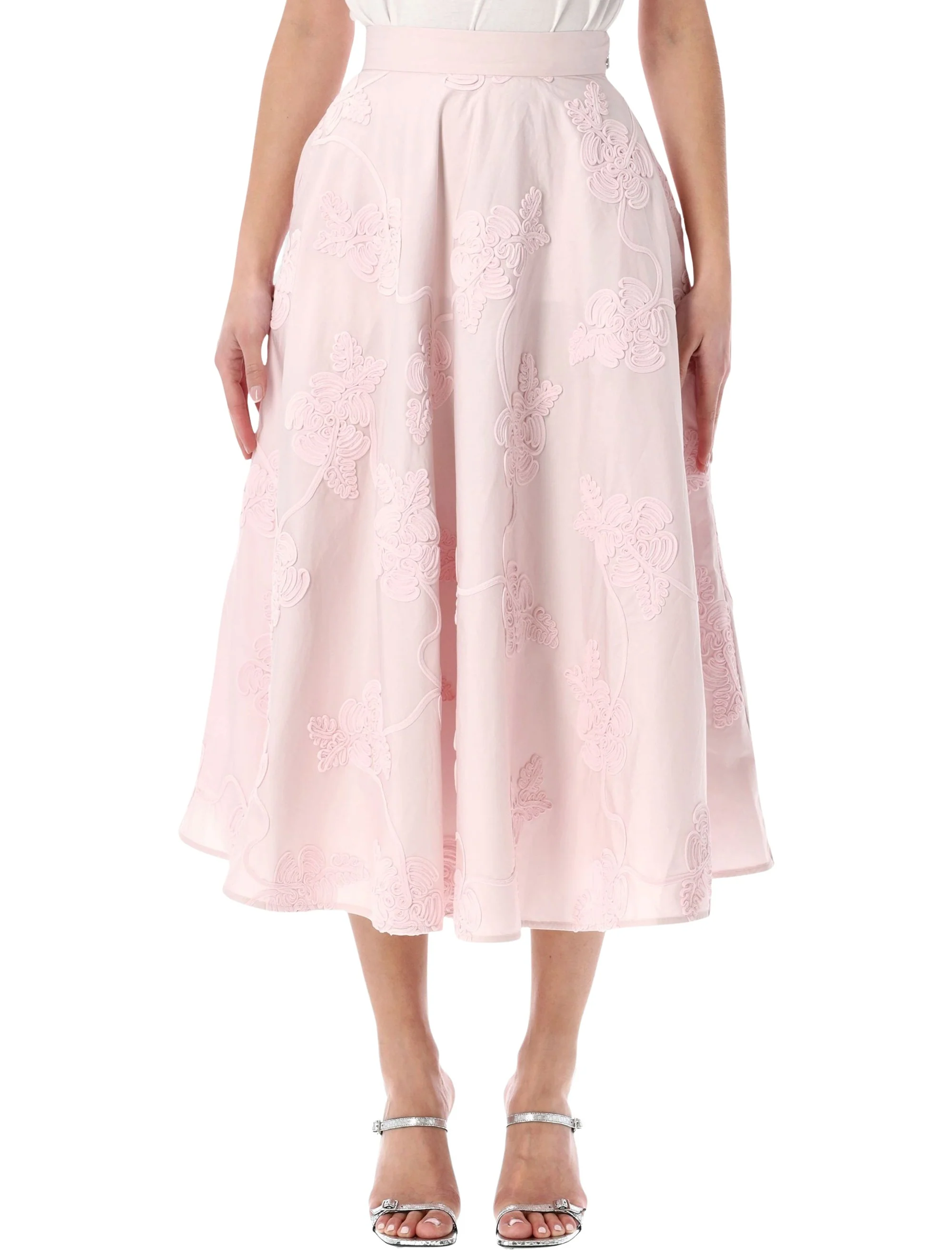 Rotate Floral Maxi Skirt - Elegant Silhouette, Size 34