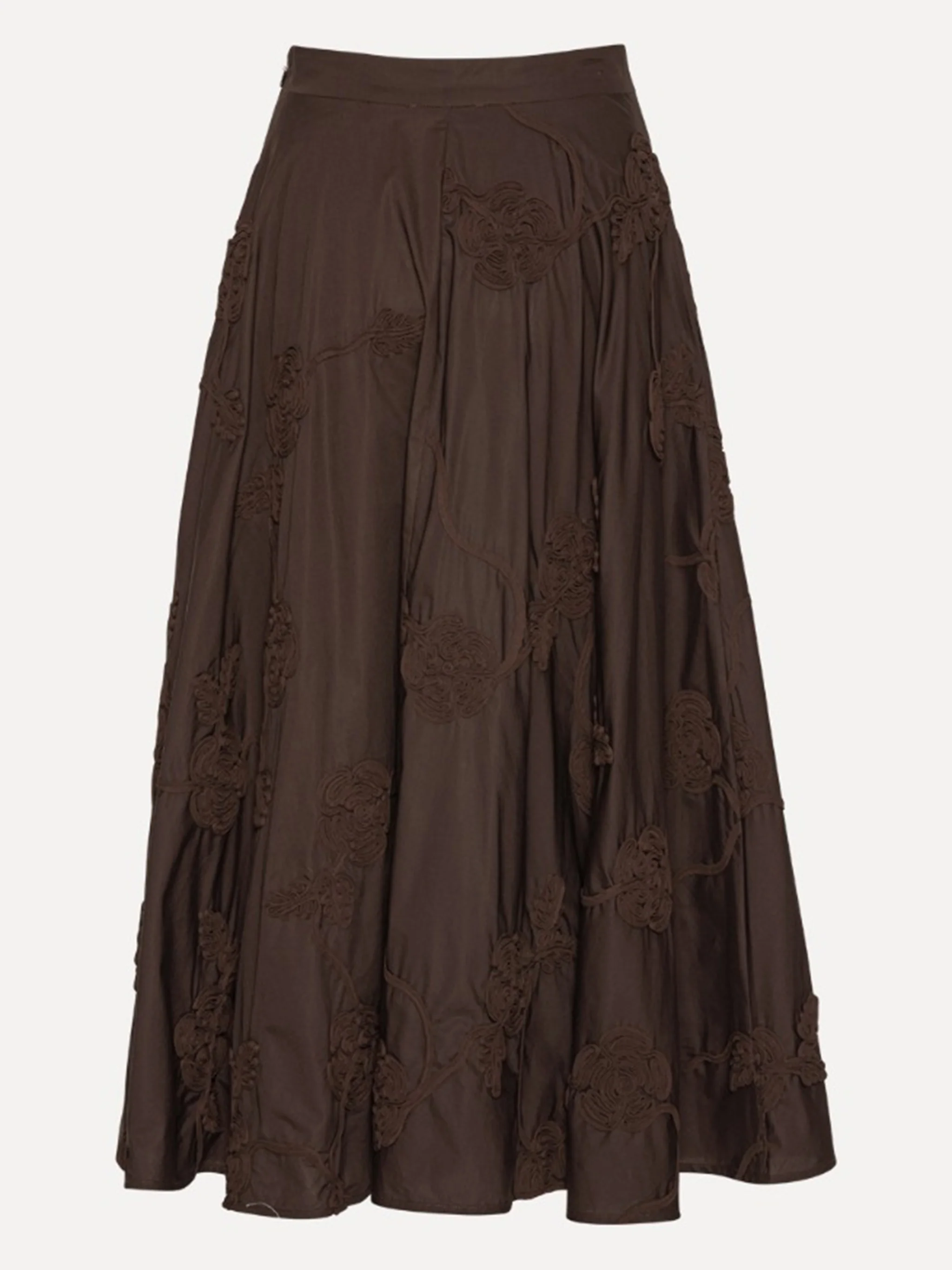 Rotate Mini 3D Floral Skirt with Pockets - Image 5