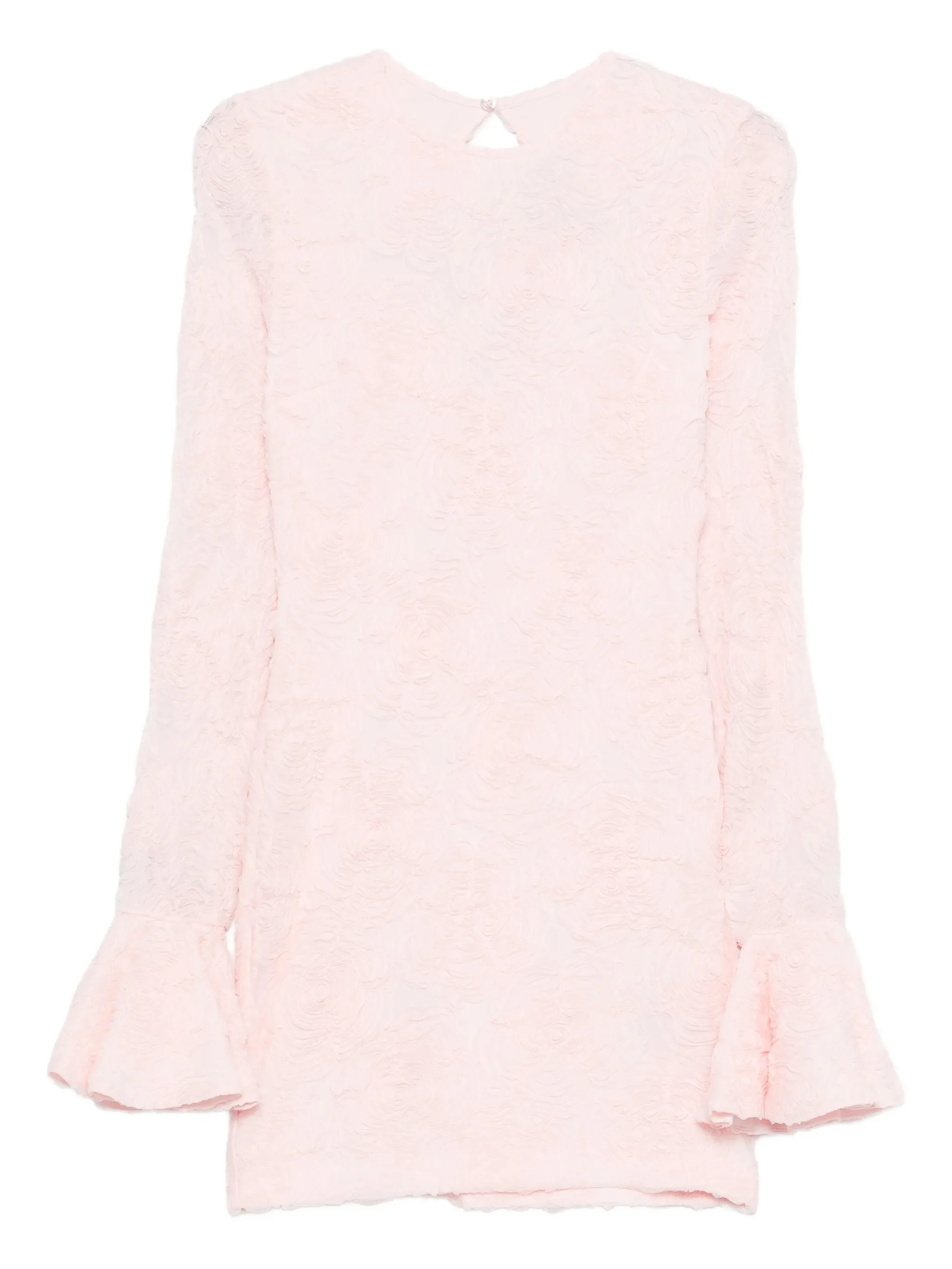 Rotate Mini Floral Motif Long Sleeve Dress