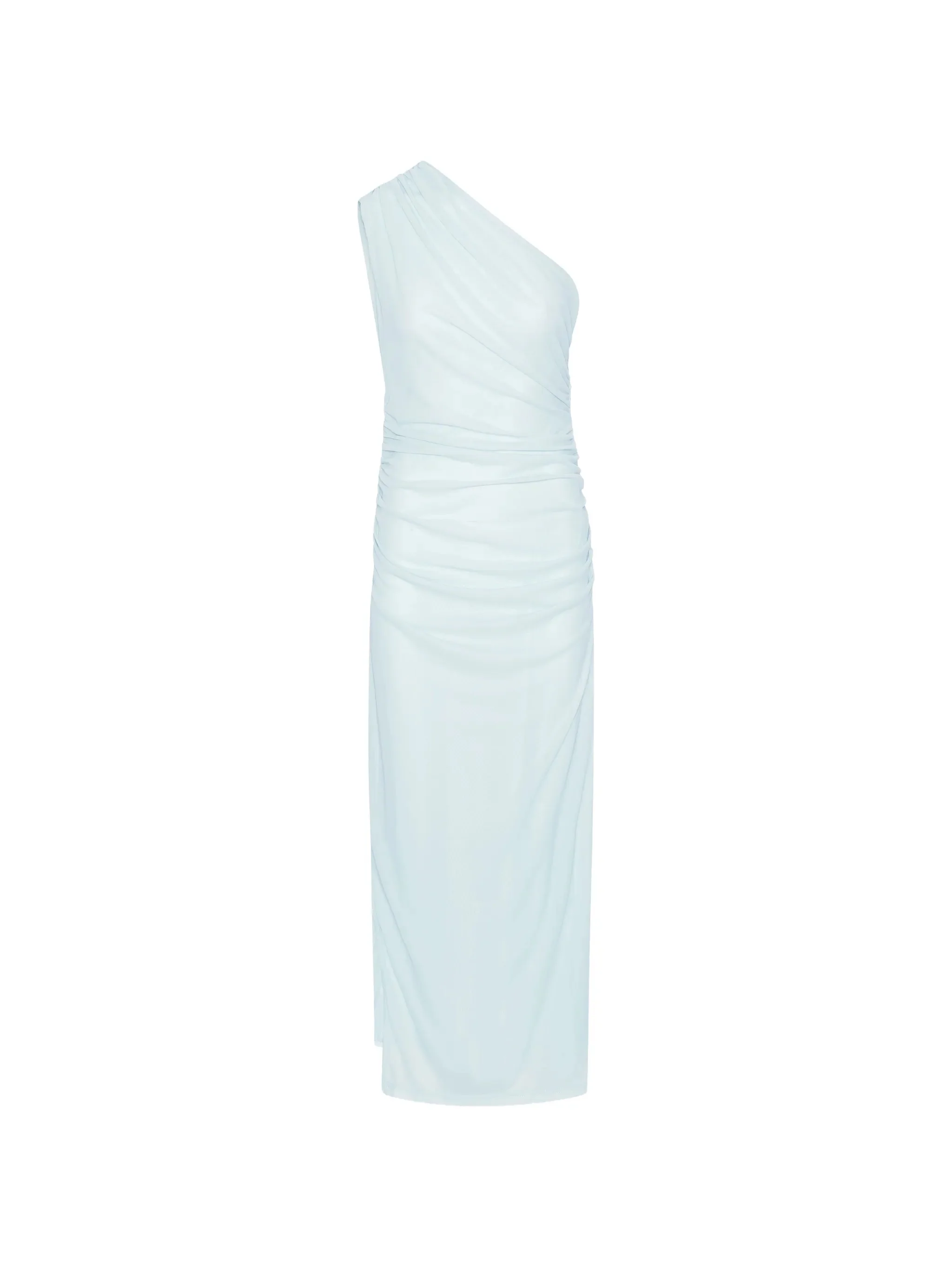 Rotate One-Shoulder Fitted Mini Dress with Slit - Size 34