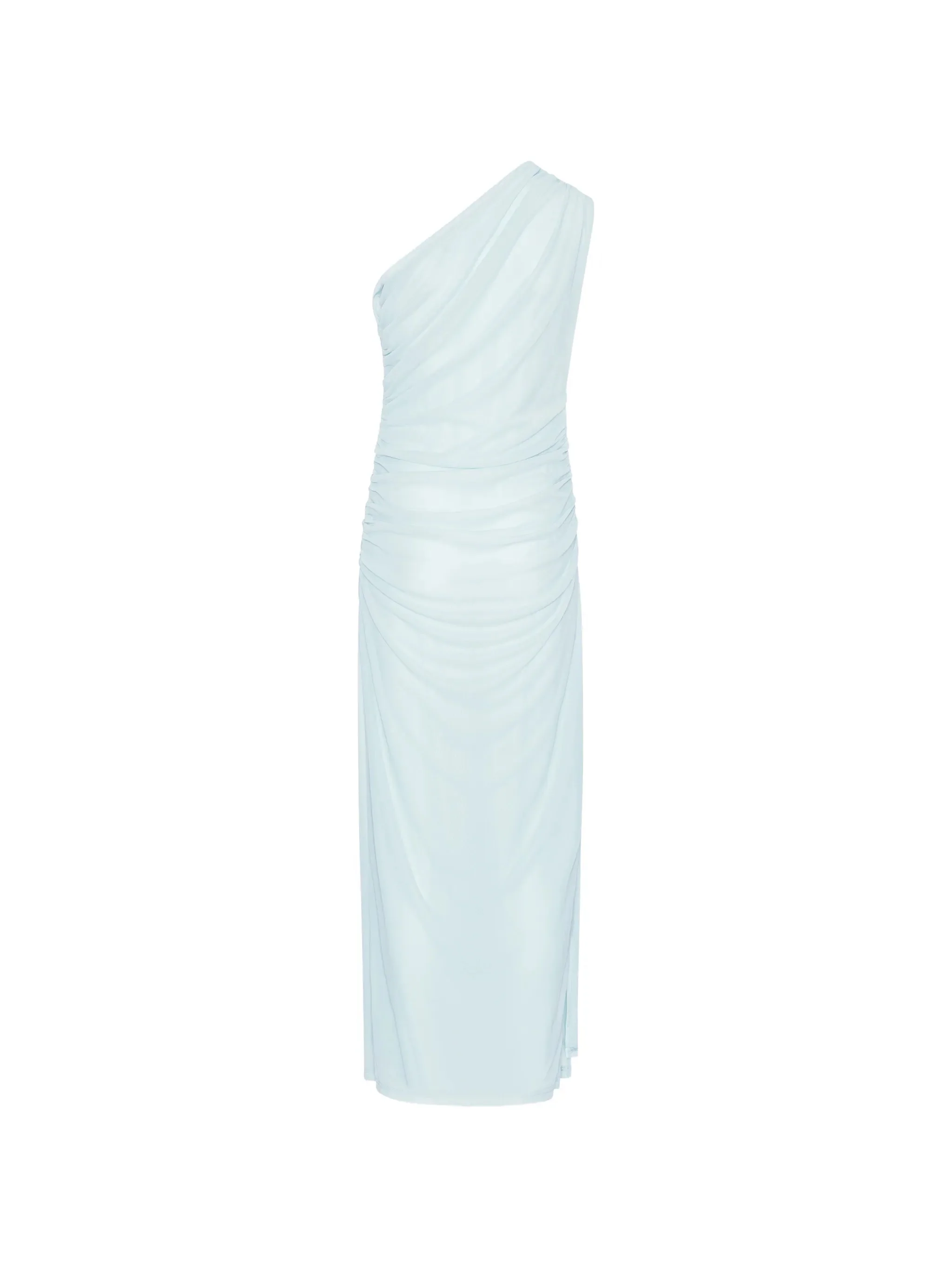 Rotate One-Shoulder Fitted Mini Dress with Slit - Size 34 - Image 2