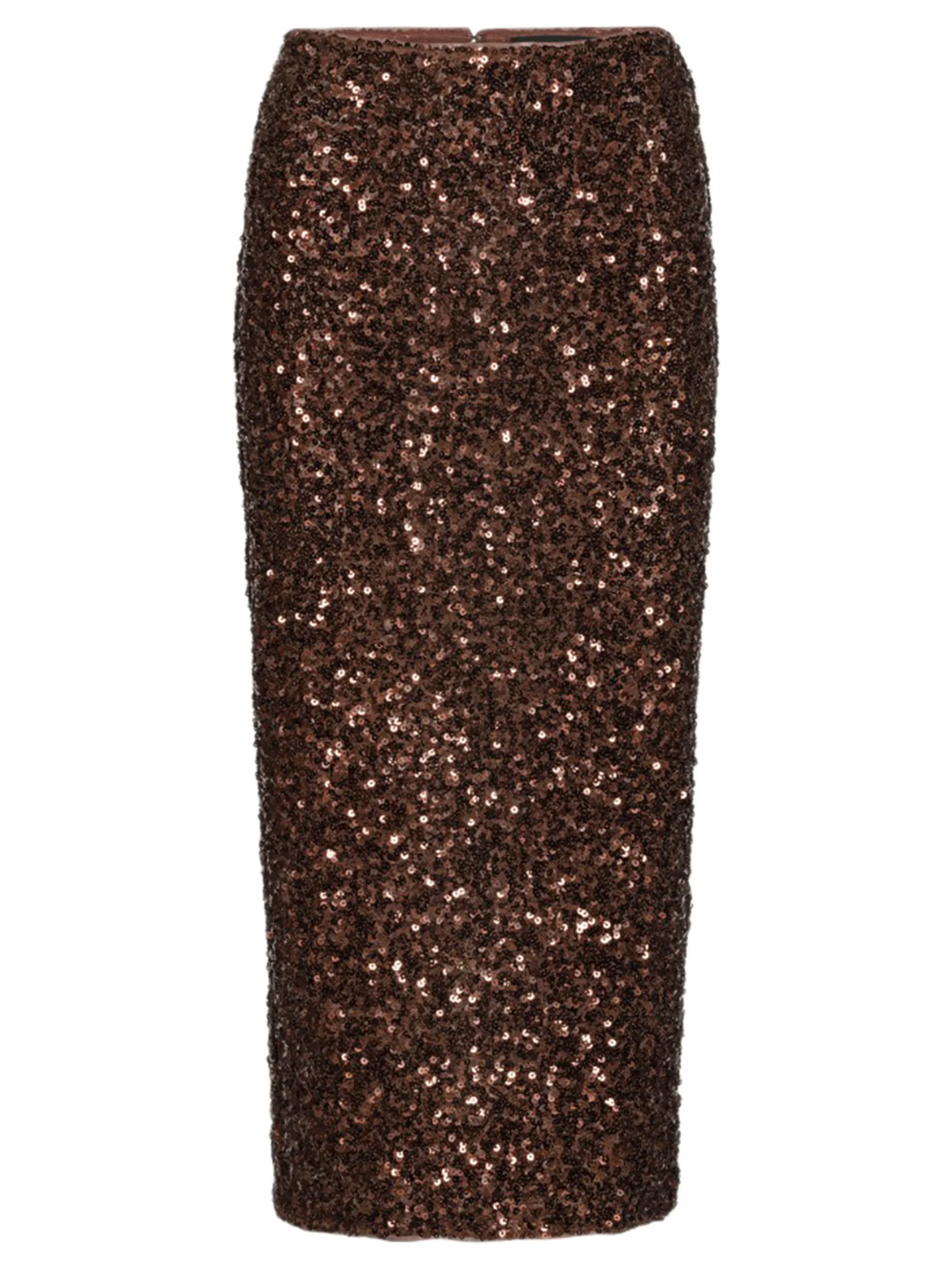 Rotate Sequined Midi Skirt with Back Zip Closure - Size 34