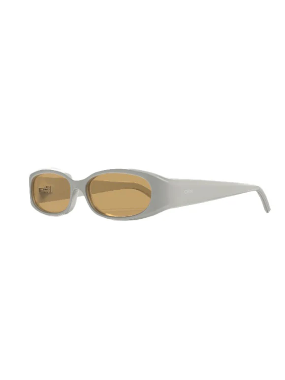 Rotate Stylish Oval Rectangular Sunglasses with Contrast Lenses - Image 2