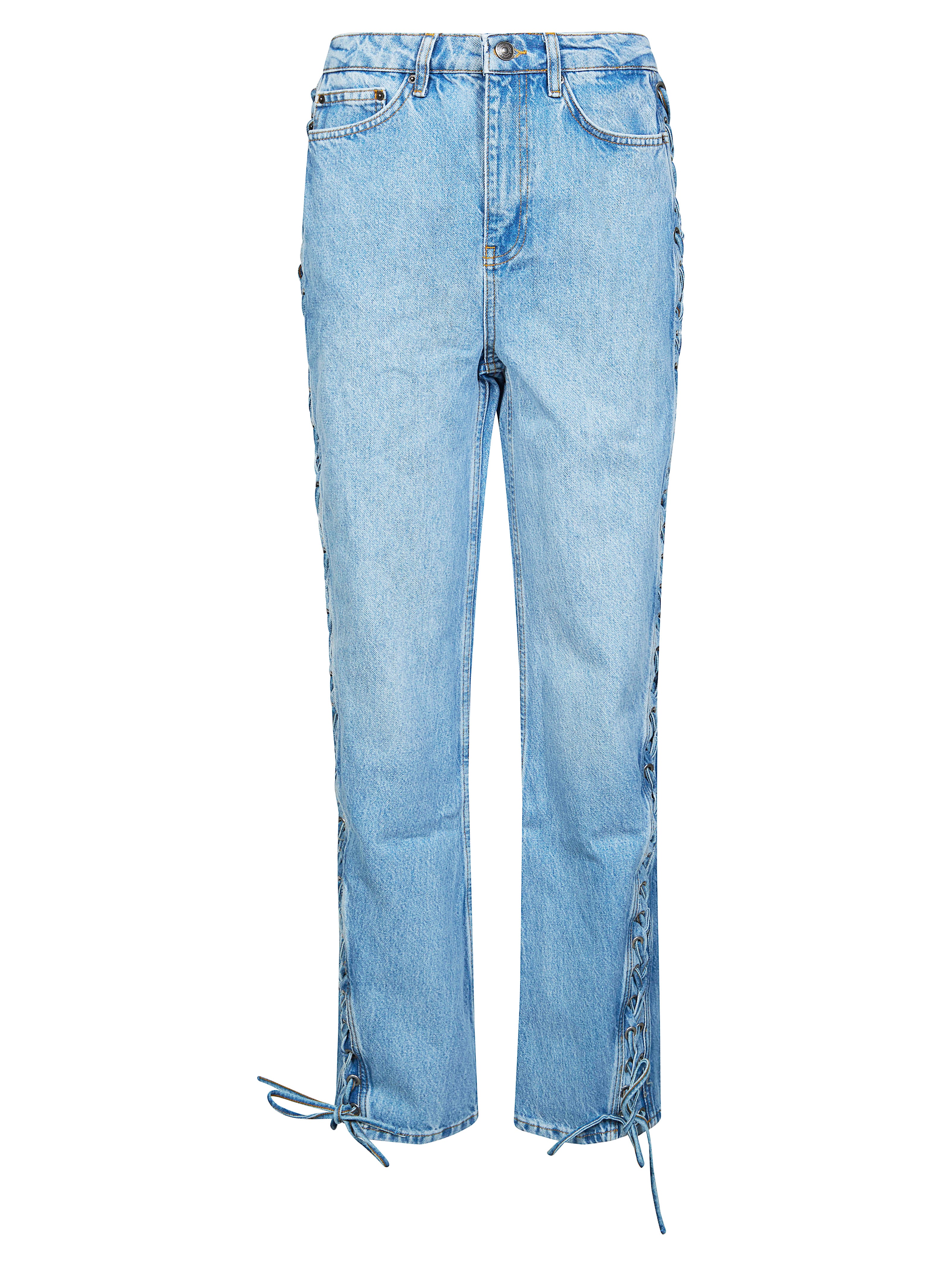 Rotate Twisted Lacing Jeans