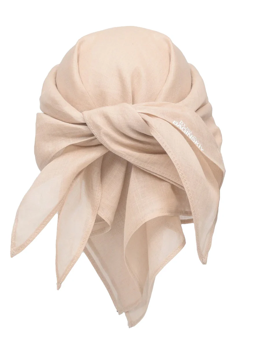 RUSLAN BAGINSKIY Logo Embellished Straw Hat - Image 2