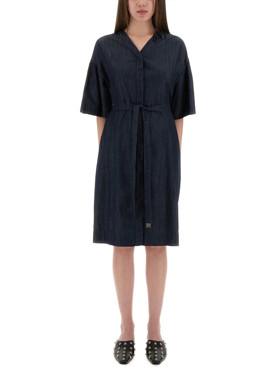 's Max Mara Dania Mini Dress - Women's 100% Cotton