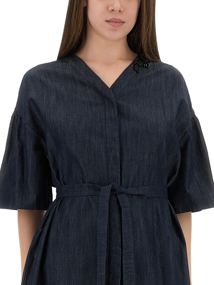 's Max Mara Dania Mini Dress - Women's 100% Cotton - Image 4