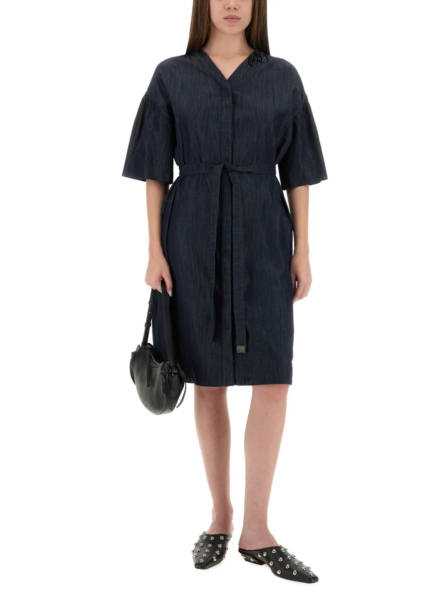 's Max Mara Dania Mini Dress - Women's 100% Cotton - Image 6