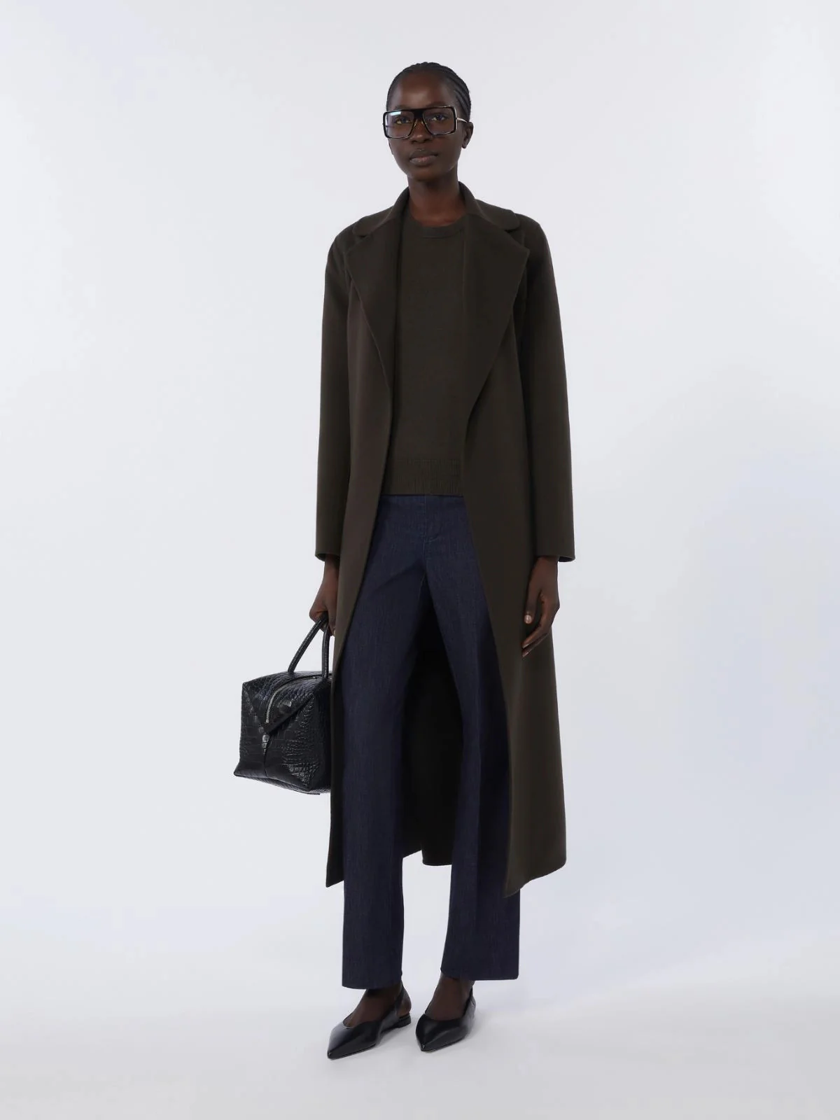 's Max Mara Hand-sewn Double-Drap Pure Wool Jacket - Straight Fit - Image 2