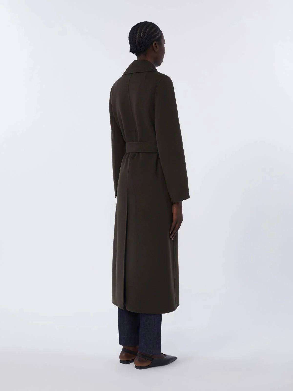 's Max Mara Hand-sewn Double-Drap Pure Wool Jacket - Straight Fit - Image 4