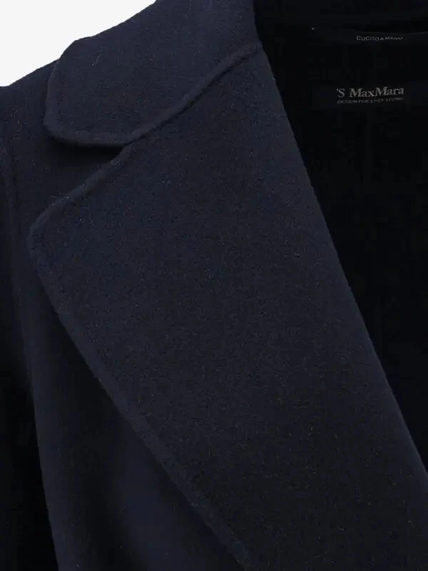 's Max Mara Hand-sewn Double-Drap Pure Wool Jacket - Straight Fit - Image 3