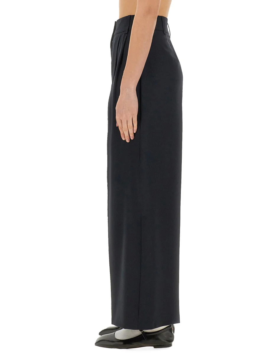 's Max Mara Nichols Pants Made of Cool Wool Slipped Feel Fabric - Image 4
