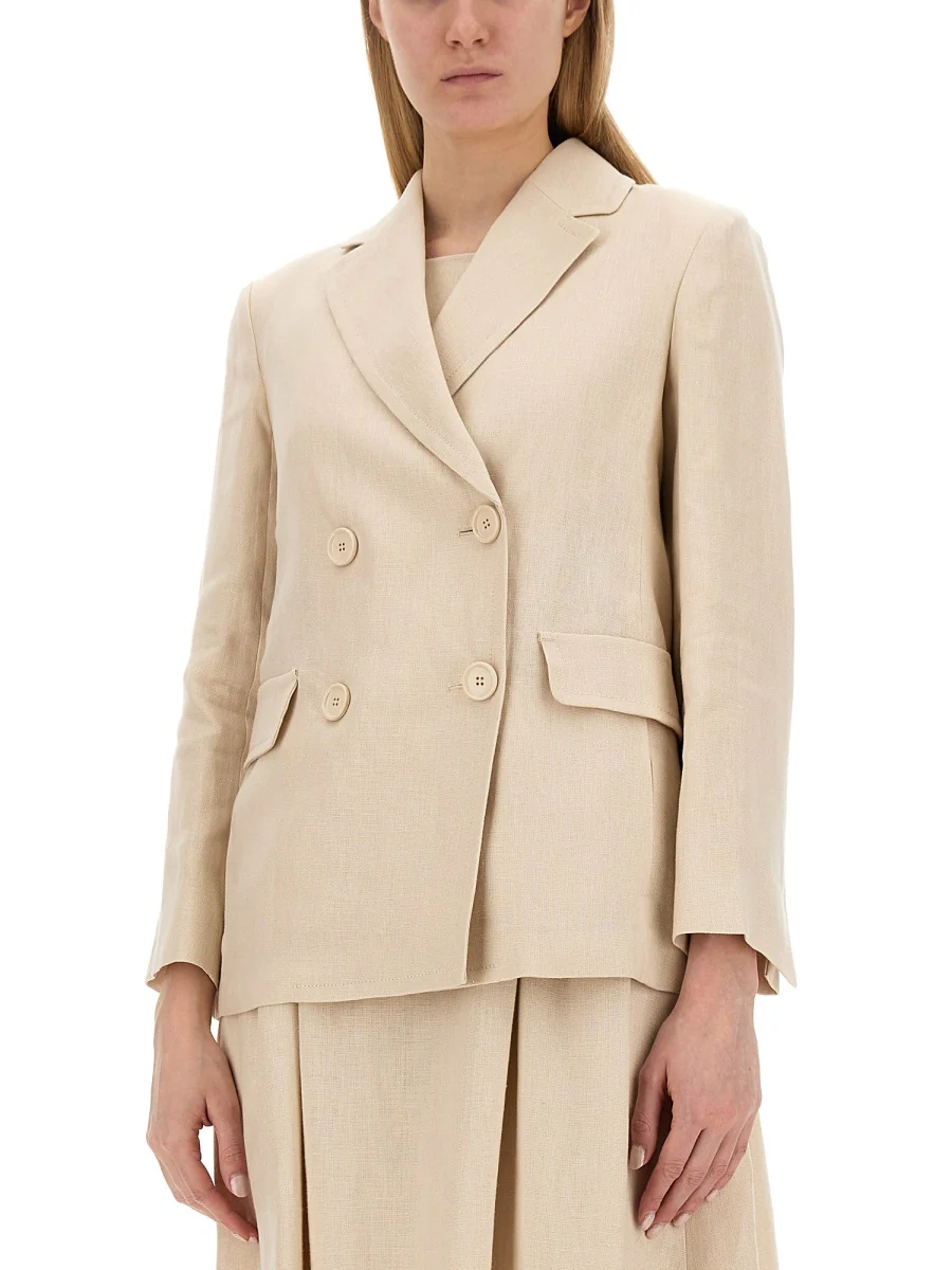 's Max Mara S MAX MARA Linen Laura Jacket - Image 4