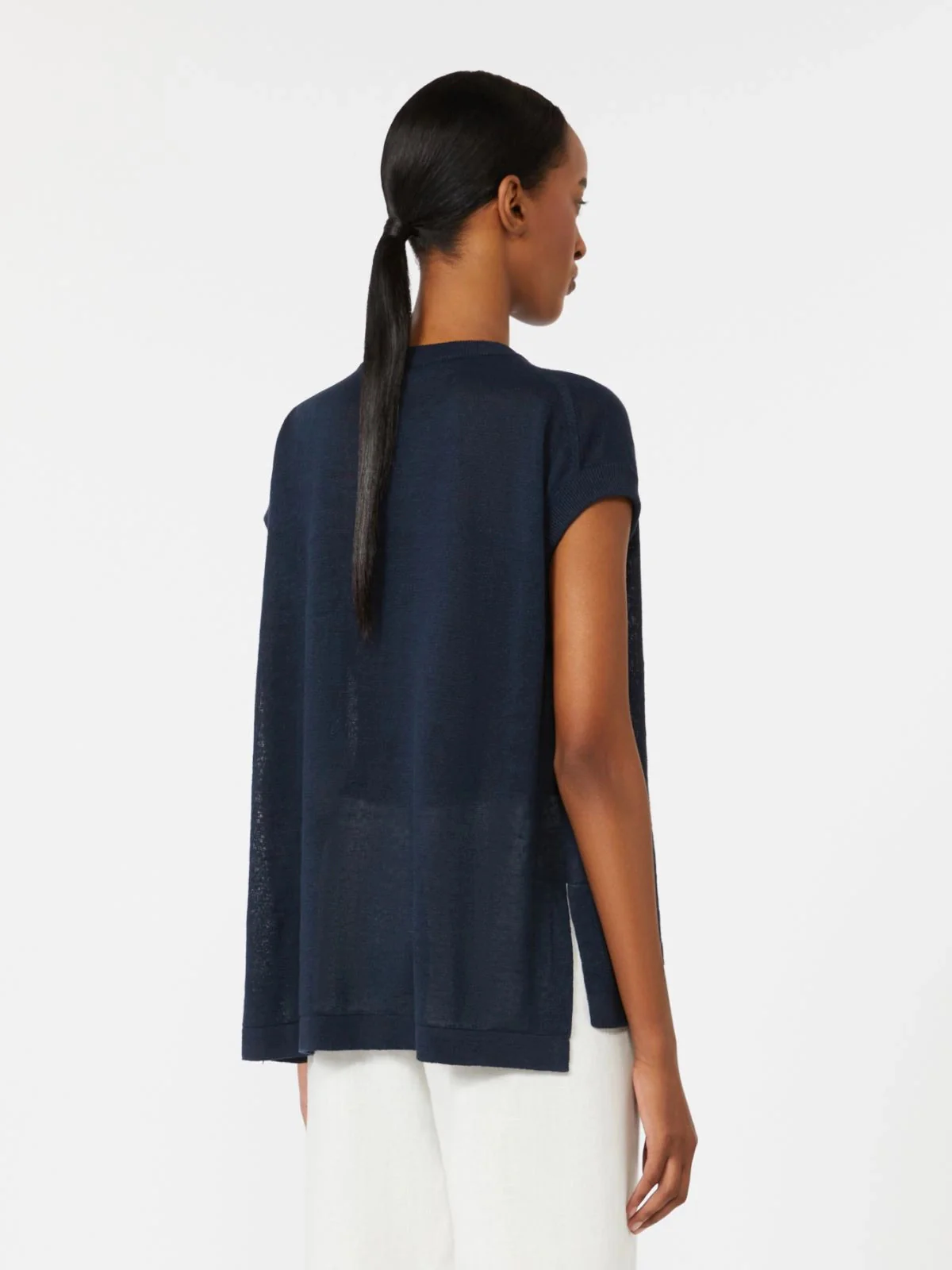 's Max Mara V-Neck Boxy Fit Sweater - Size XS - Image 4