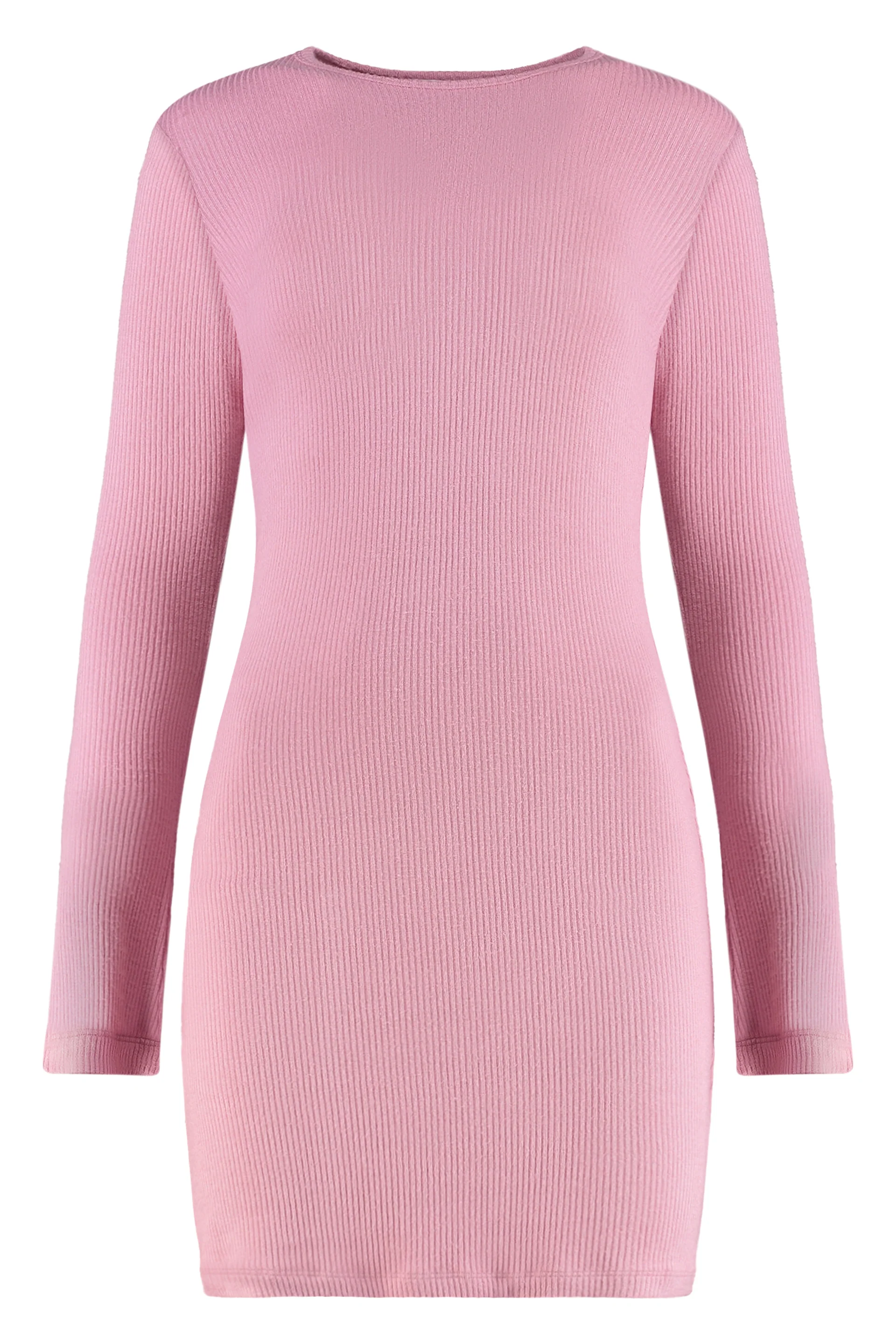 SABLYN Kelly Ribbed Long-sleeve Mini Dress