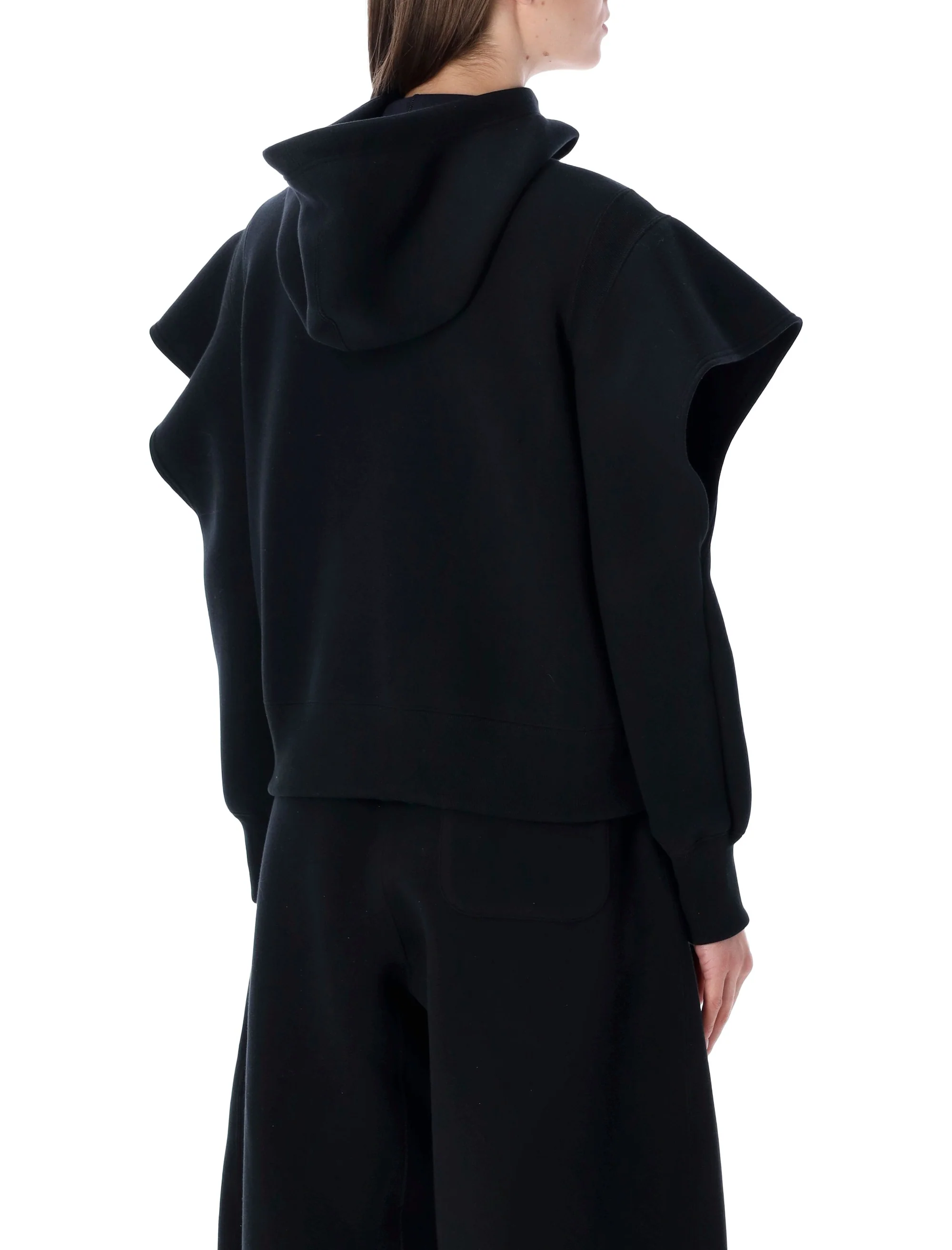 Sacai Layered Cotton Minidress - Image 2
