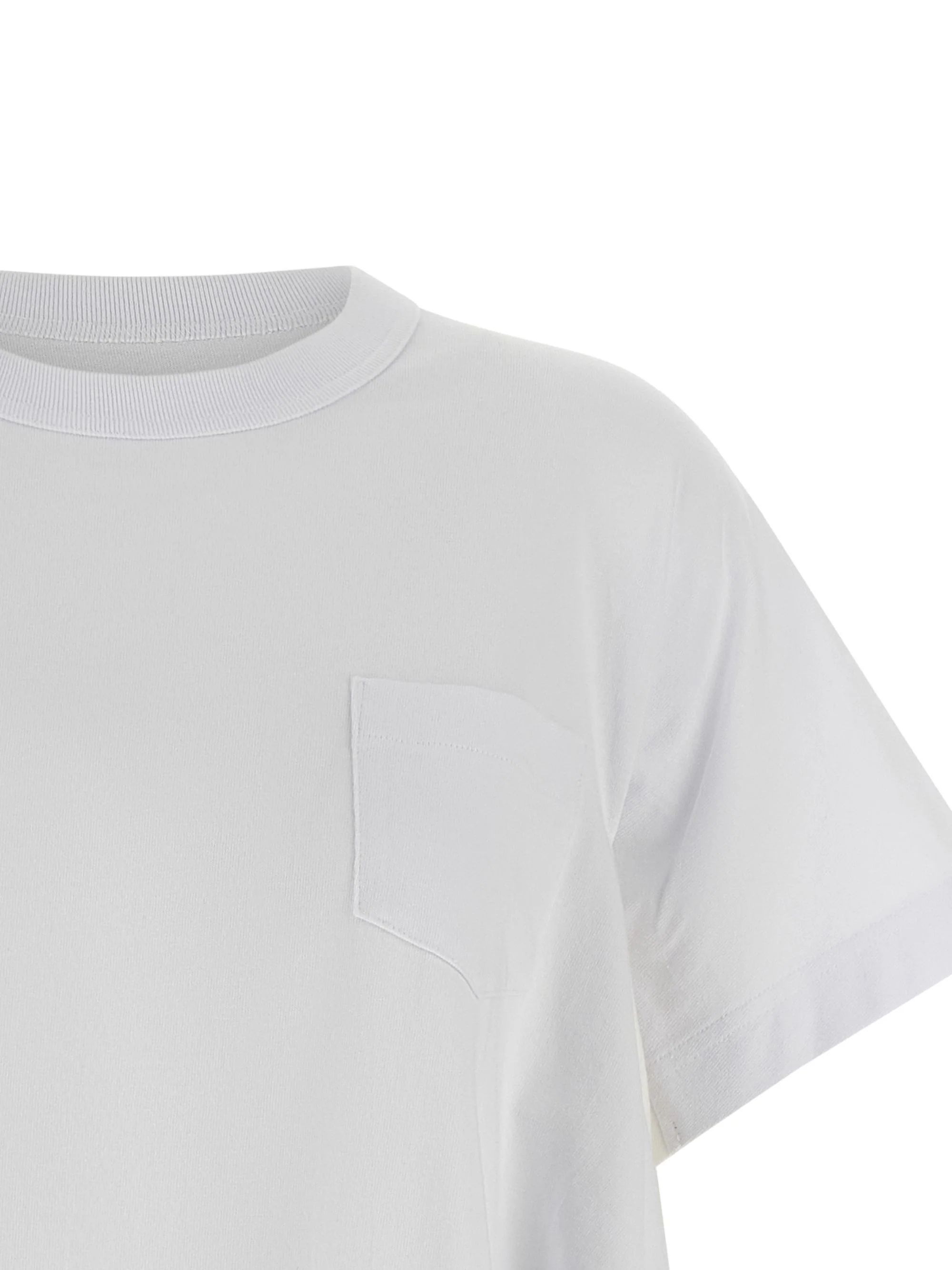 Sacai Light Weight Denim X Cotton Jersey T-Shirt - Image 3