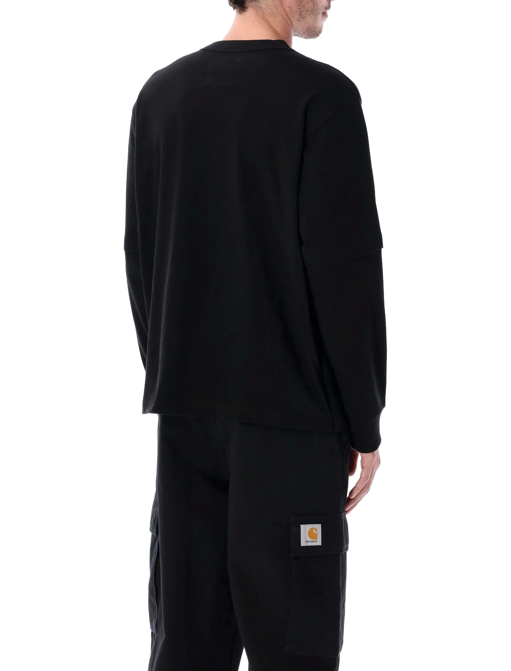 Sacai Men's Long Sleeve Cotton T-Shirt - Image 2