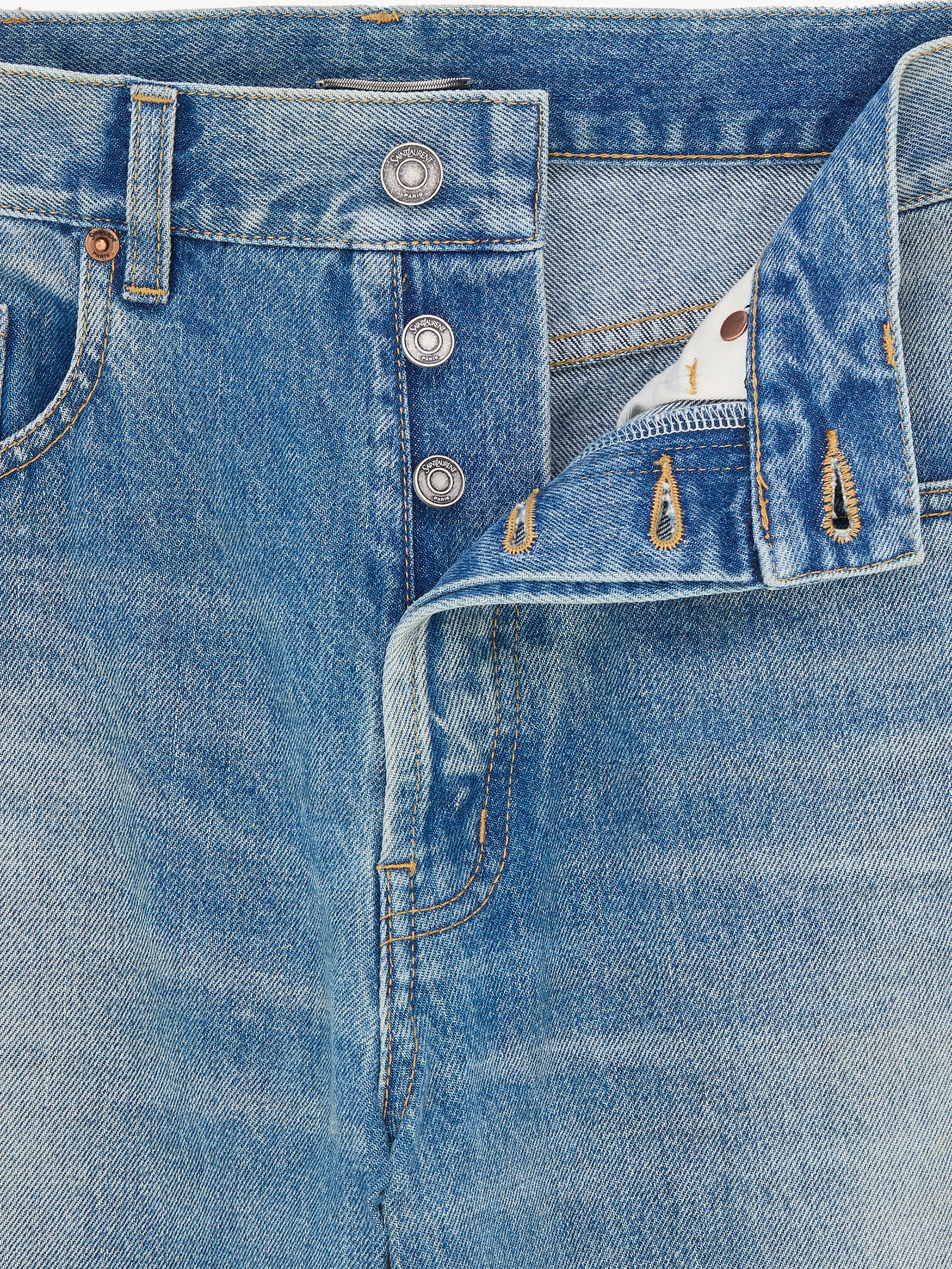 Saint Laurent Button Closure Jeans with Belt Loops - Size 30 - Image 3