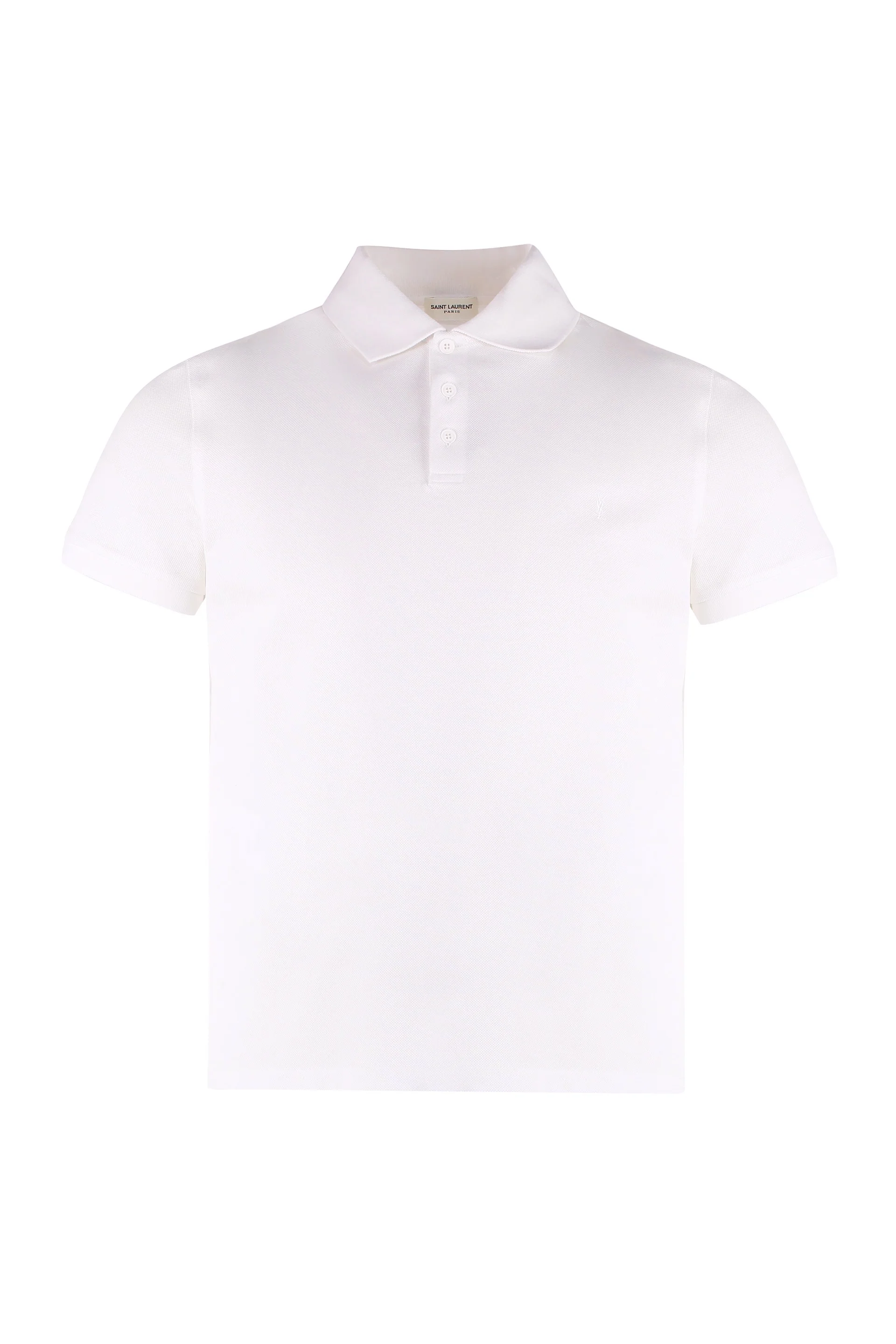 SAINT LAURENT Buttoned Short-sleeved Polo Shirt - Image 6