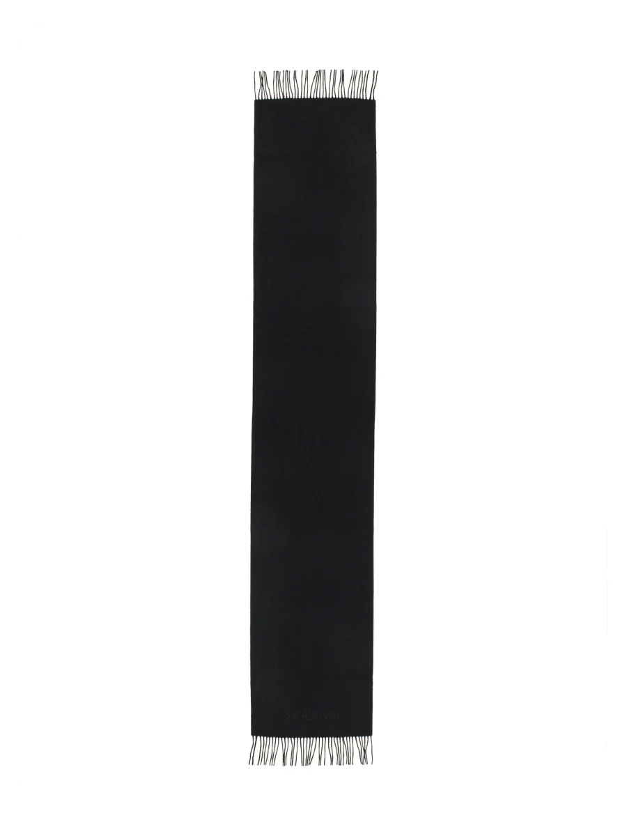 Saint Laurent Cashmere Jacquard Scarf