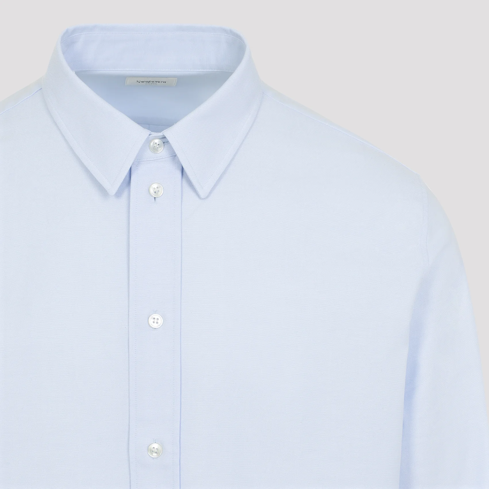 Saint Laurent Cassandre-detail Oxford Shirt - Image 5