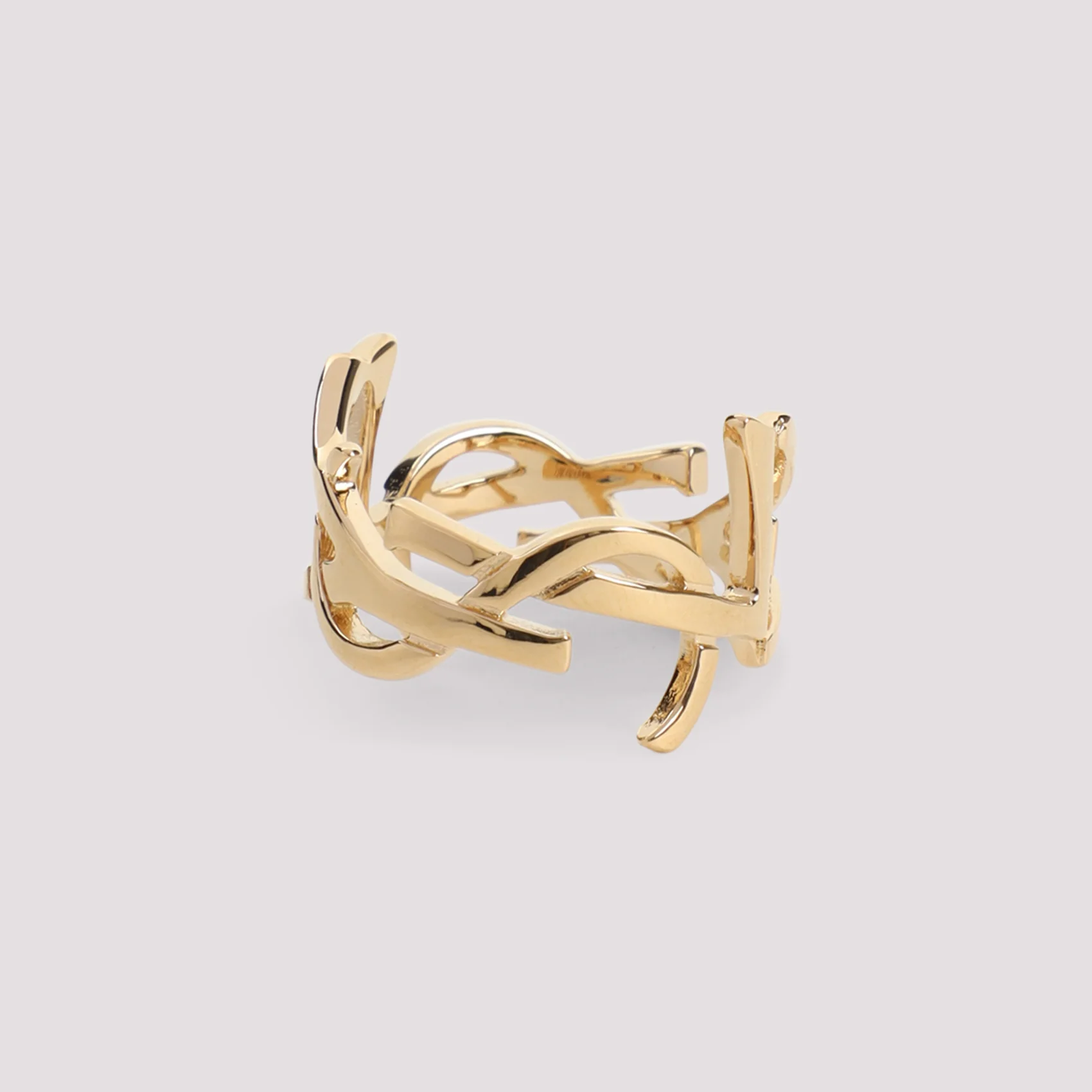 SAINT LAURENT CASSANDRE Scarf Ring in Metal - Image 5