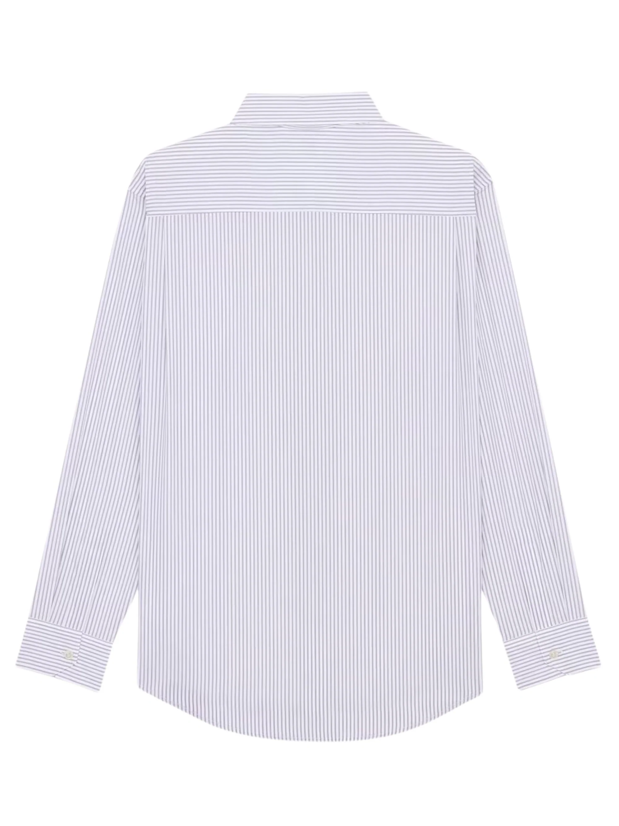 Saint Laurent CASSANDRE Shirt in Striped Cotton Poplin - Image 2