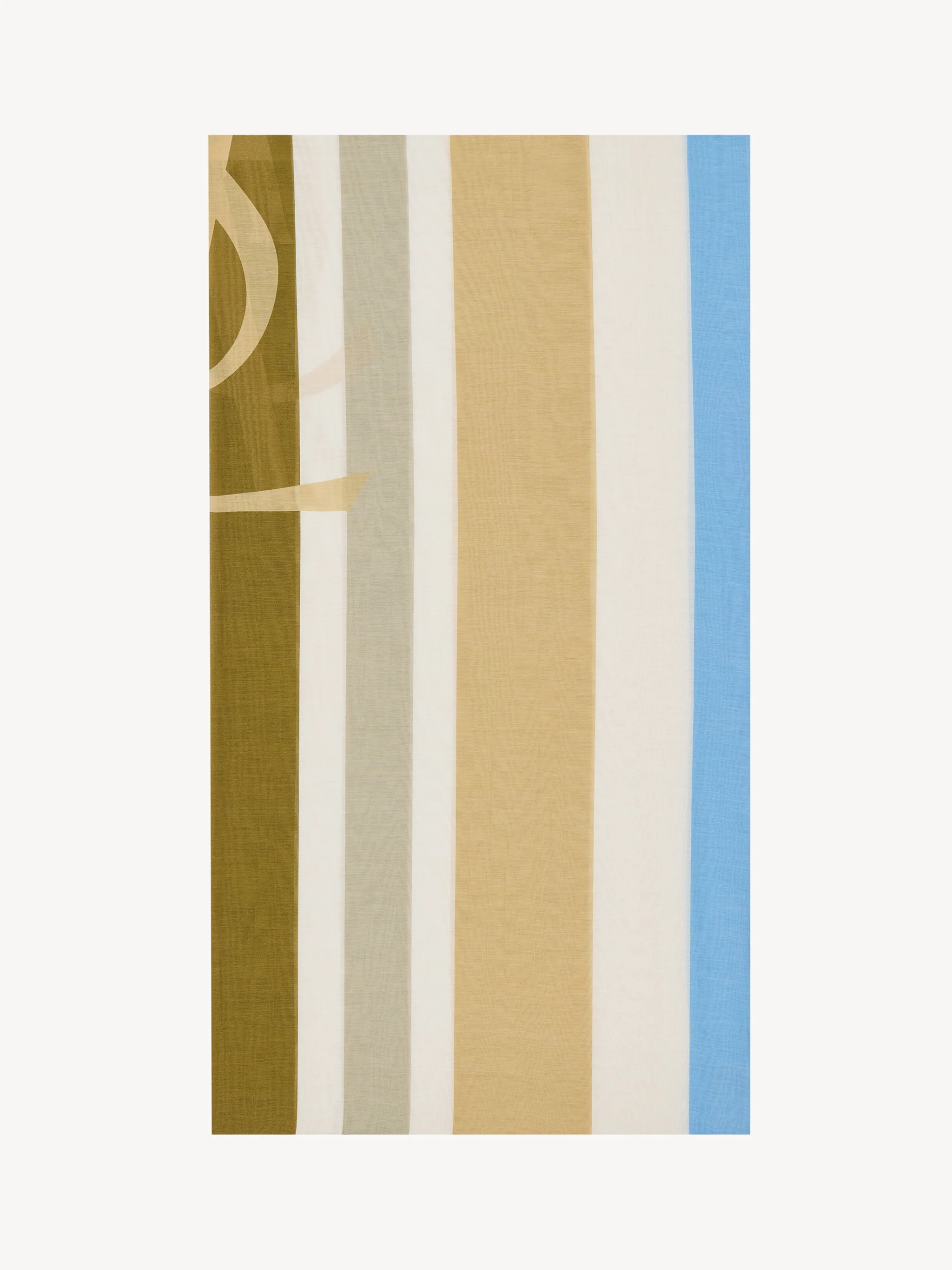 Saint Laurent CASSANDRE Signature Smooth Trim Scarf - 100 x 180 cm - Image 2