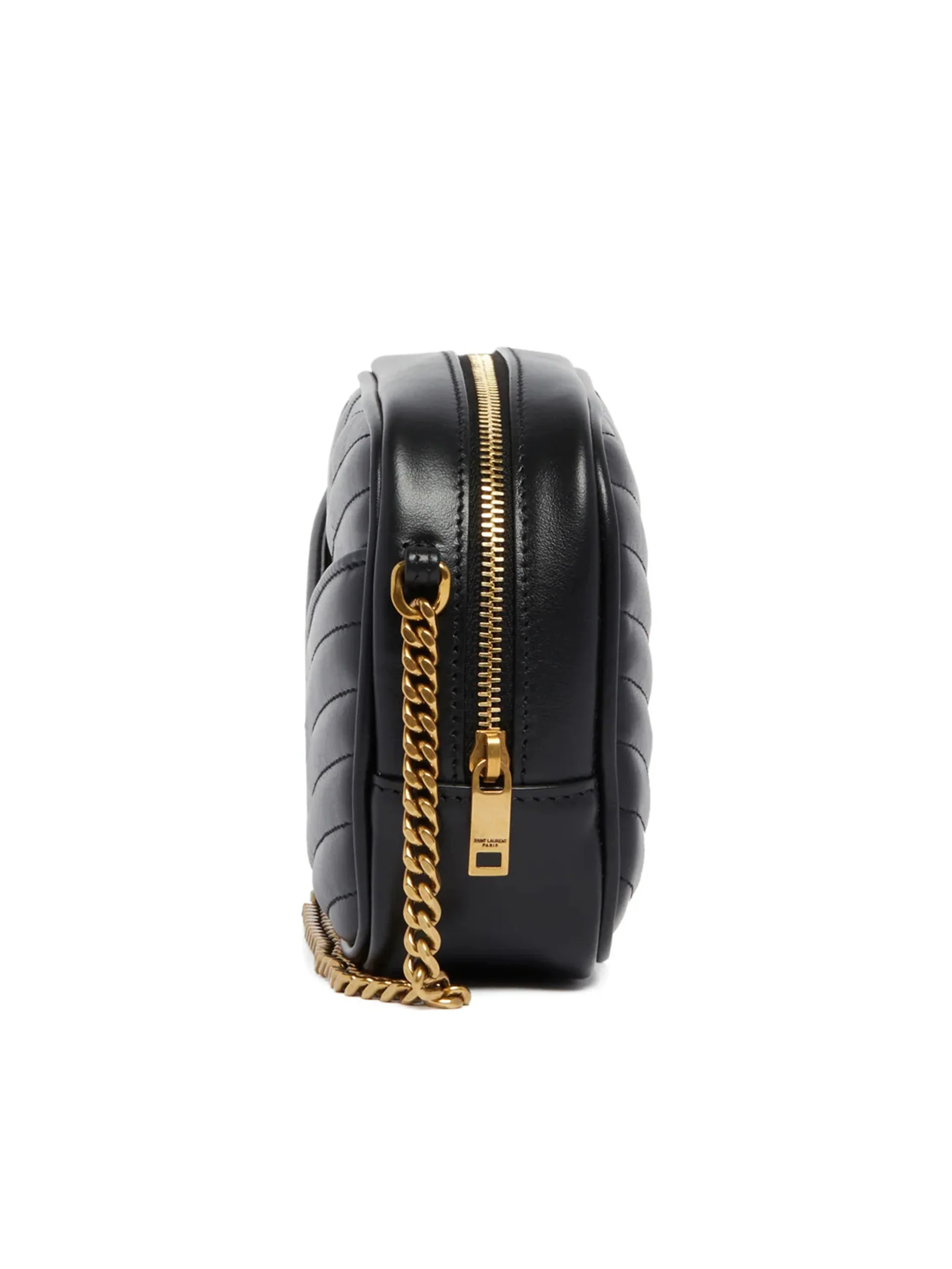 Saint Laurent Compact Mini Zip Wallet with Card Slots - Image 5
