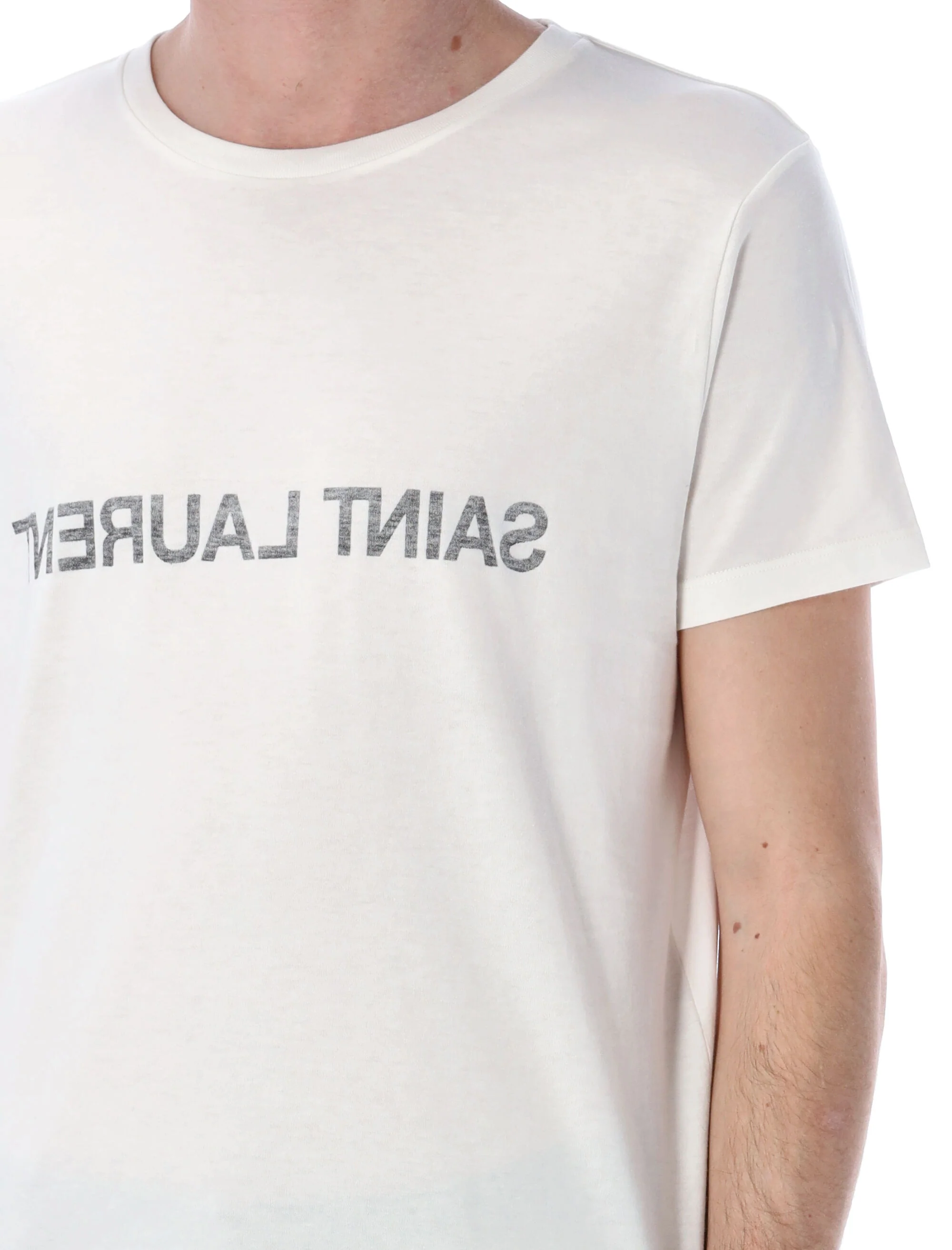 SAINT LAURENT Cotton Crew-neck T-shirt - Image 3