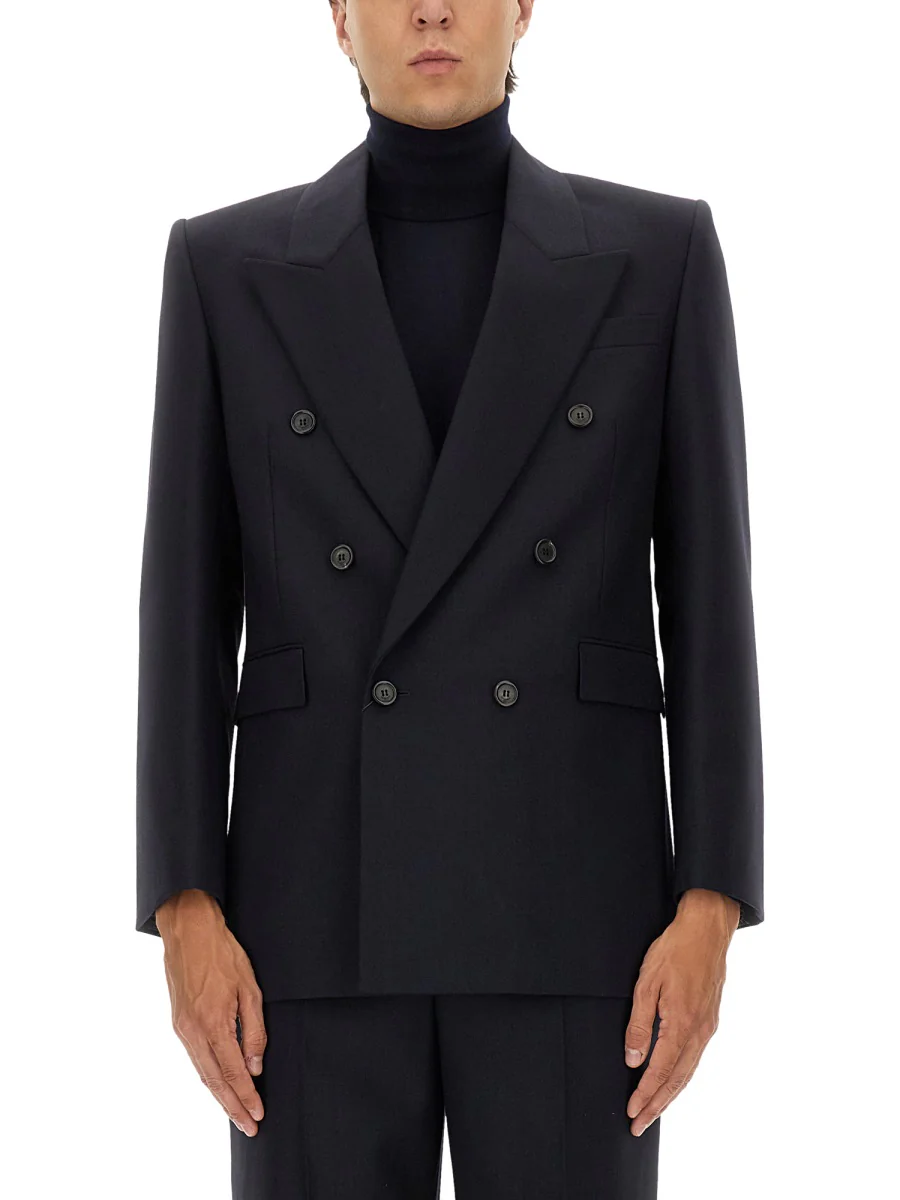 SAINT LAURENT Double-breasted Jacket in Wool - Image 5