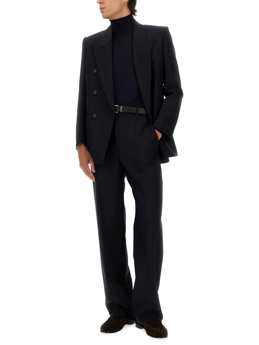SAINT LAURENT Double-breasted Jacket in Wool - Image 6