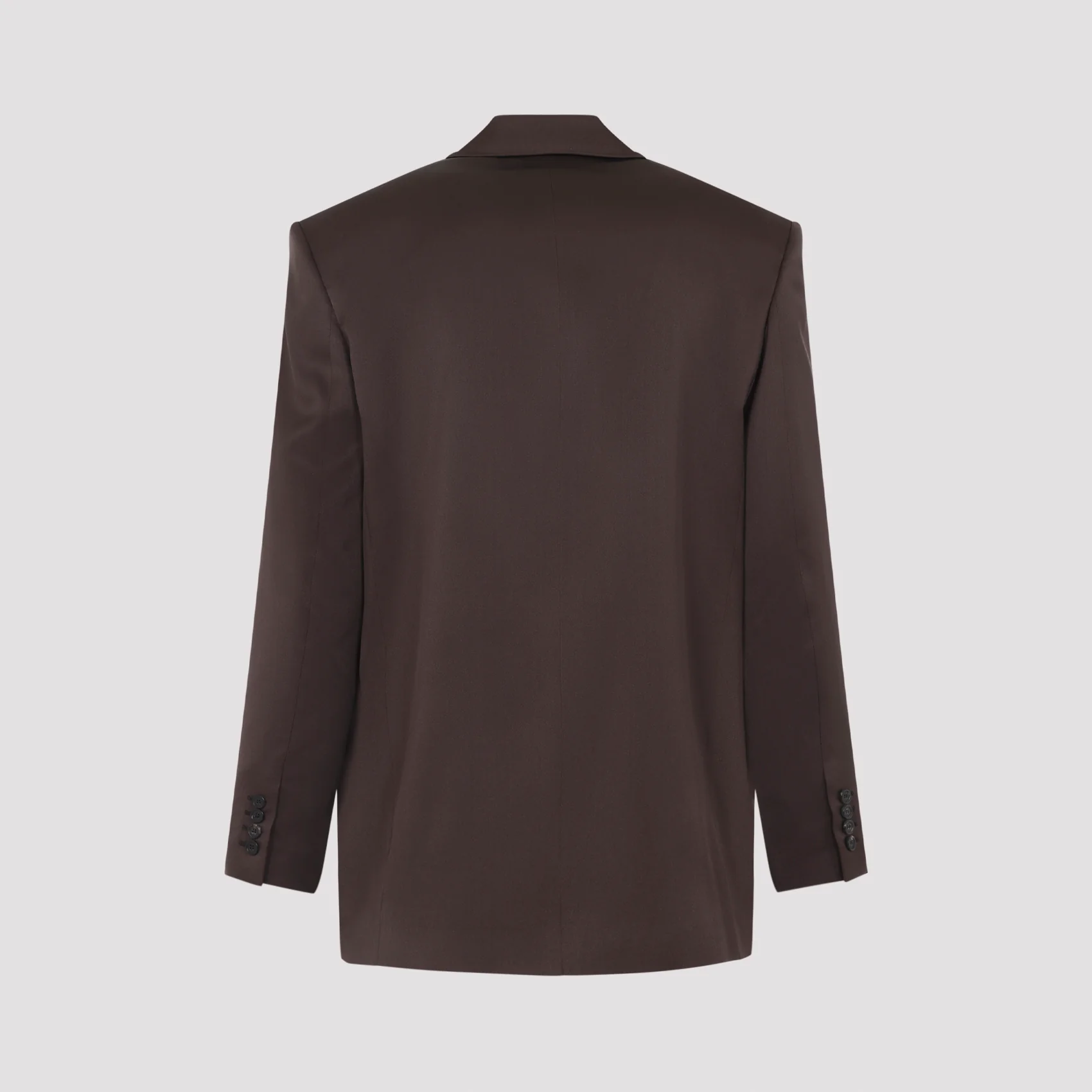 Saint Laurent Double-Breasted Silk Jacket - Image 4