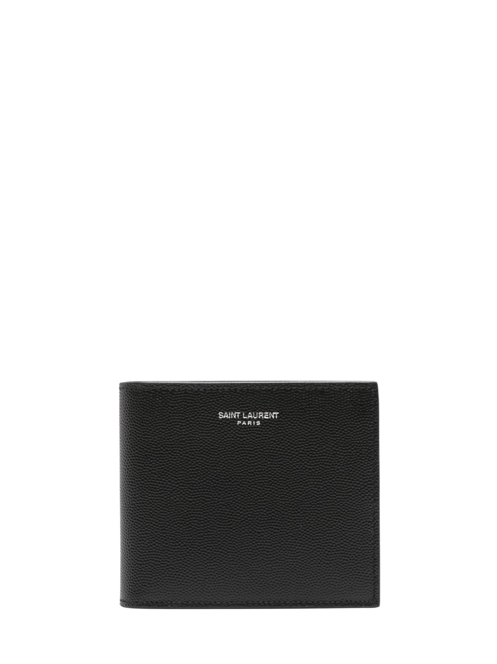 Saint Laurent East/West Wallet in Grain de Poudre Leather - Image 5