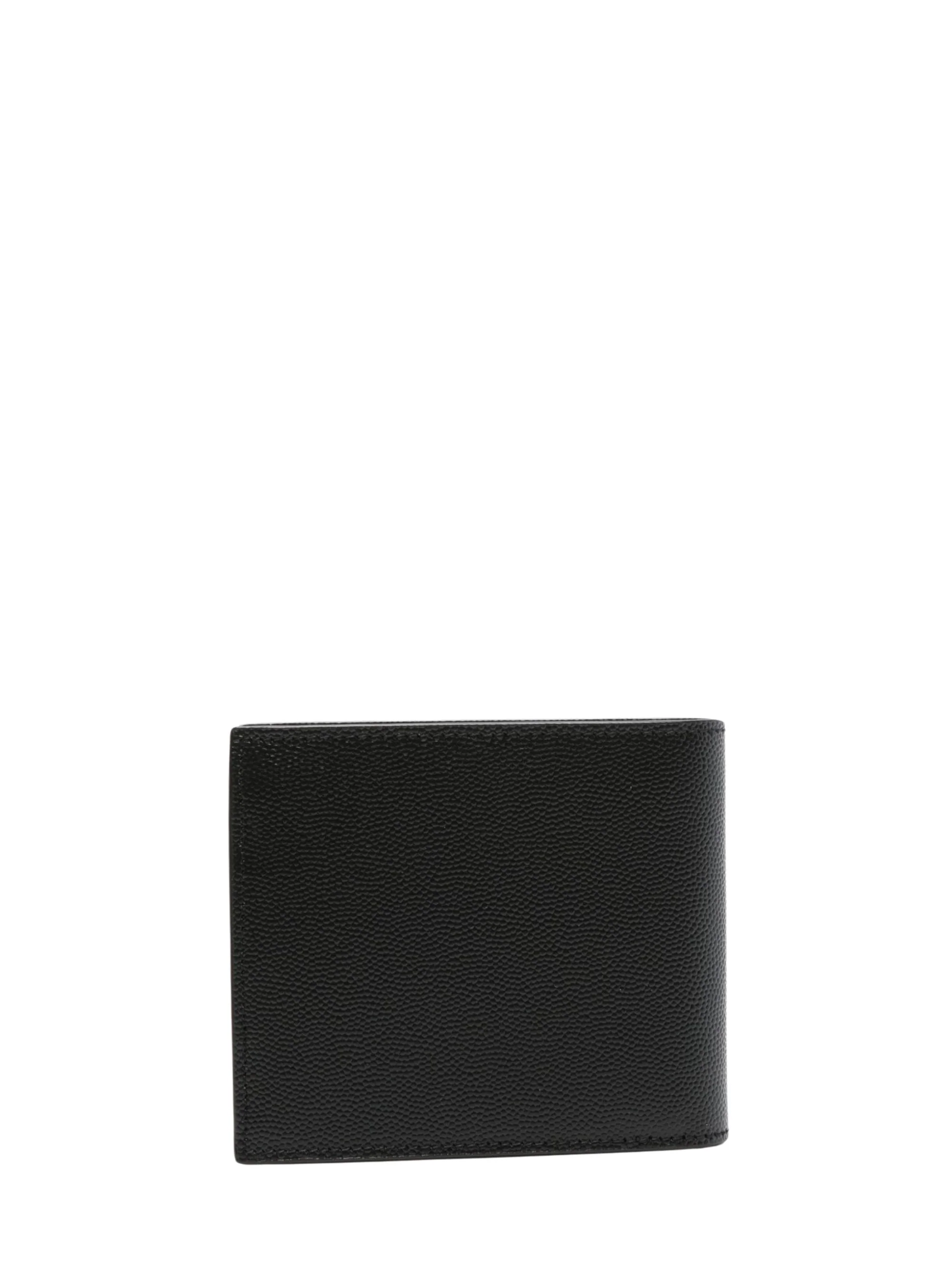 Saint Laurent East/West Wallet in Grain de Poudre Leather - Image 6