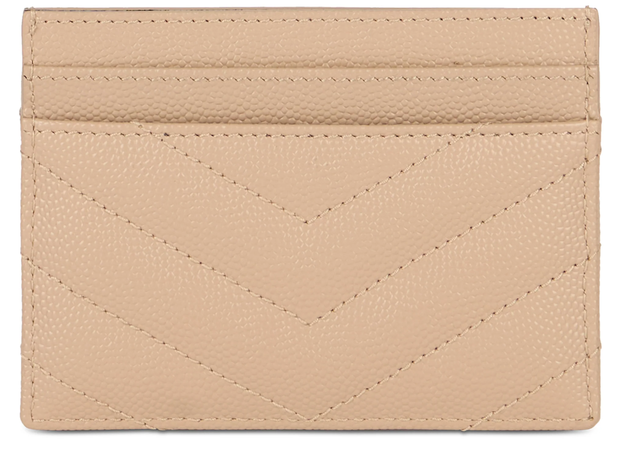 Saint Laurent Elegant Mini Leather Card Holder - Image 3