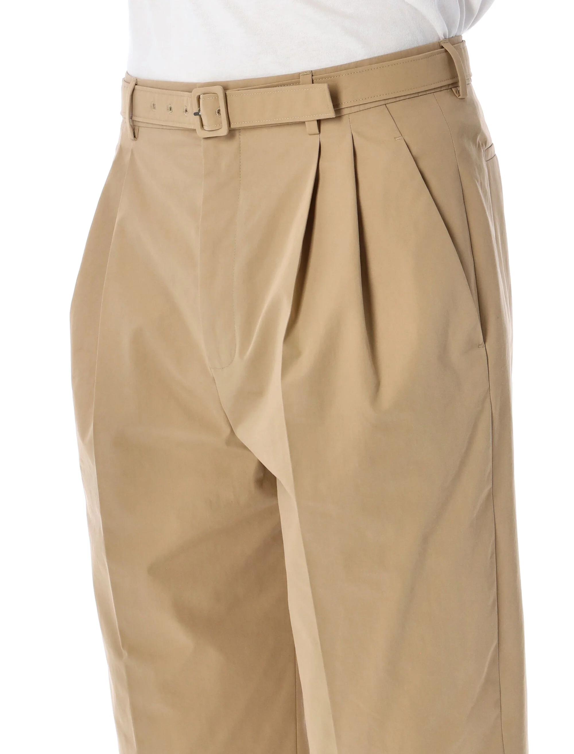 Saint Laurent High-Waisted Slim-Fit Carrot Leg Trousers - Size 48 - Image 3