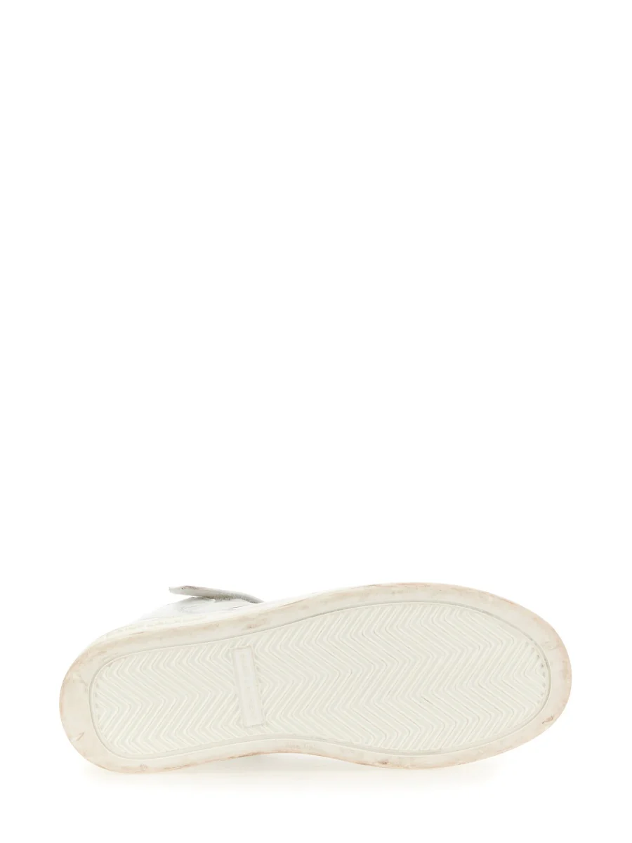 SAINT LAURENT LAX LEATHER DÉLAVÉ EFFECT SNEAKERS - Image 4