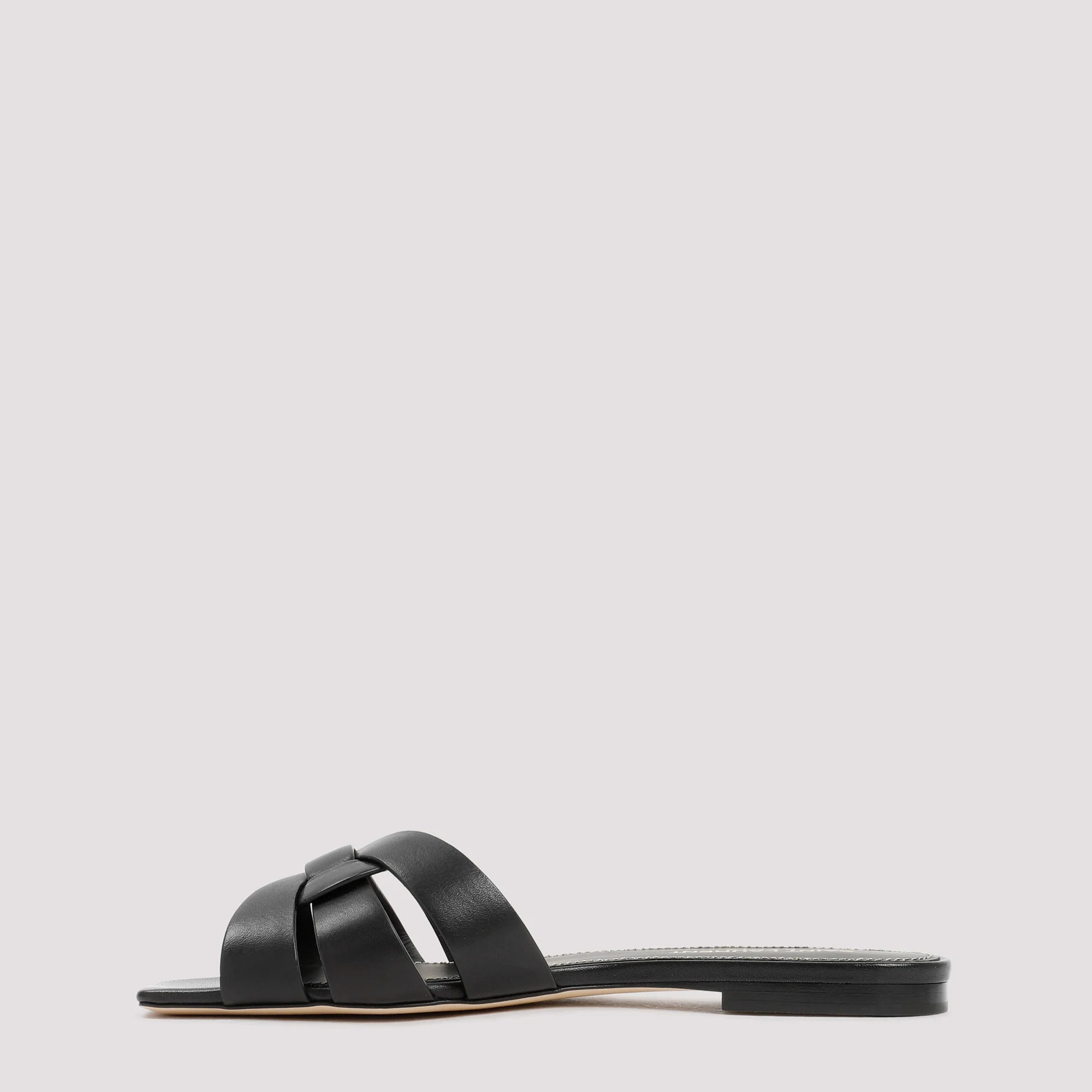 Saint Laurent Leather Tribute Flats - Women's 1.5cm Heel - Image 4