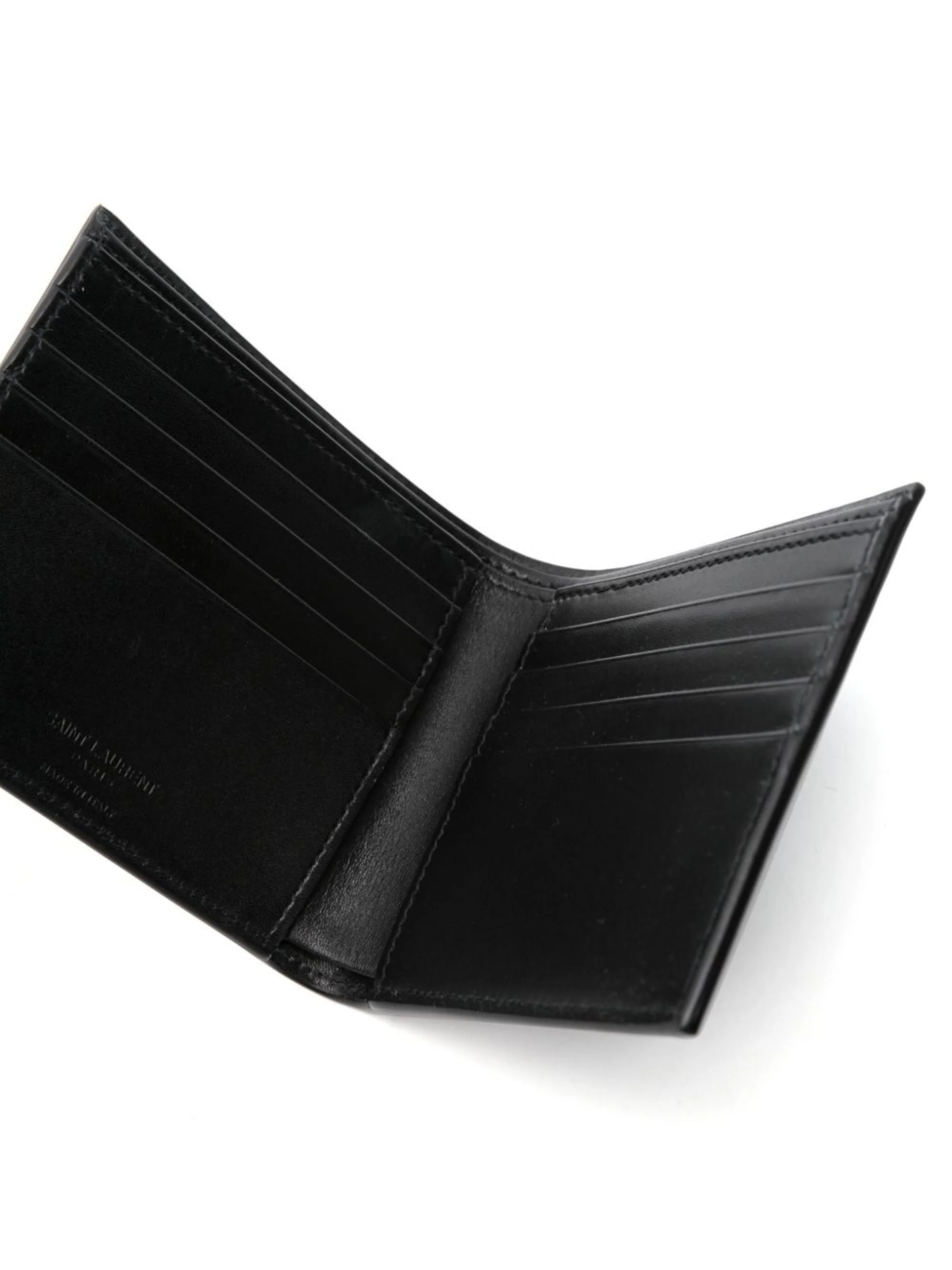 Saint Laurent Leather Wallet with Multiple Compartments for Men - Image 3