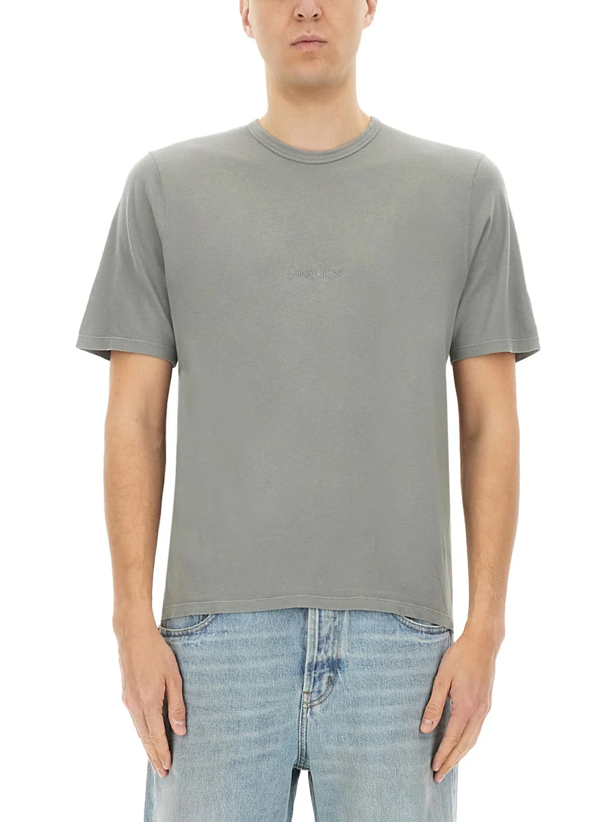 Saint Laurent Logo T-Shirt - Size L