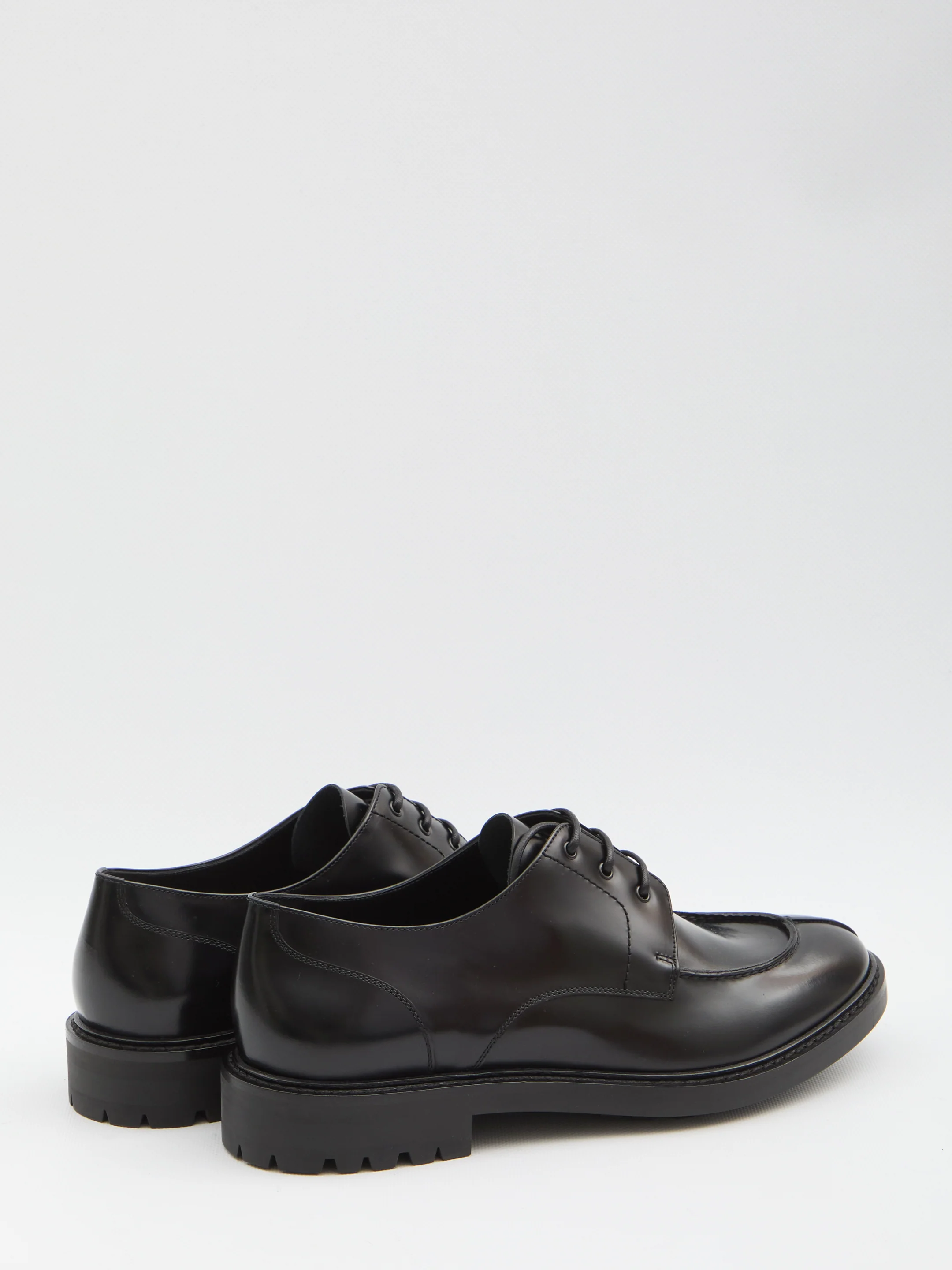 Saint Laurent Men's Linen Moccasins - 220 The U New Bourbon - Image 3
