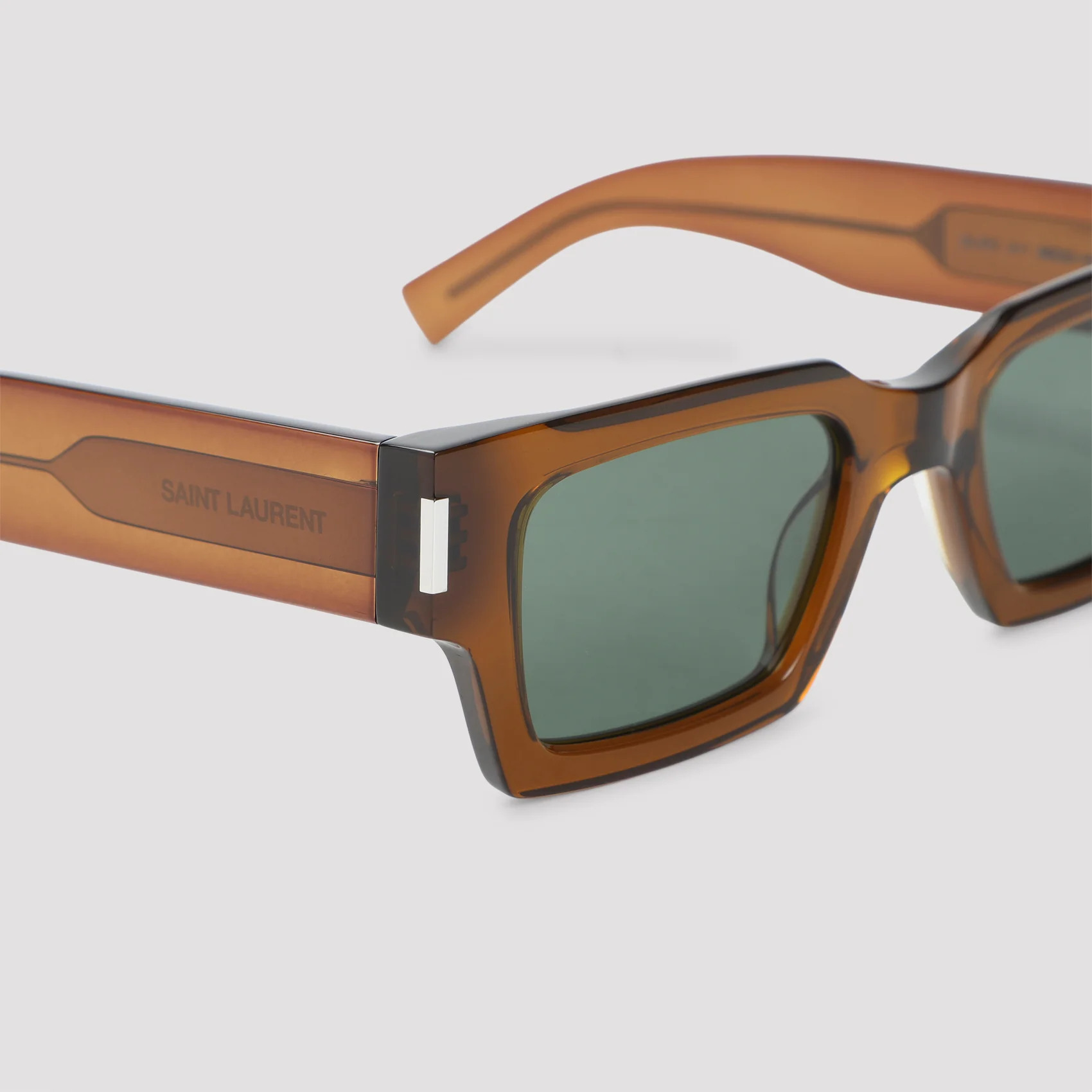 Saint Laurent Men's SL 572 Acetate Rectangle Sunglasses - Image 5
