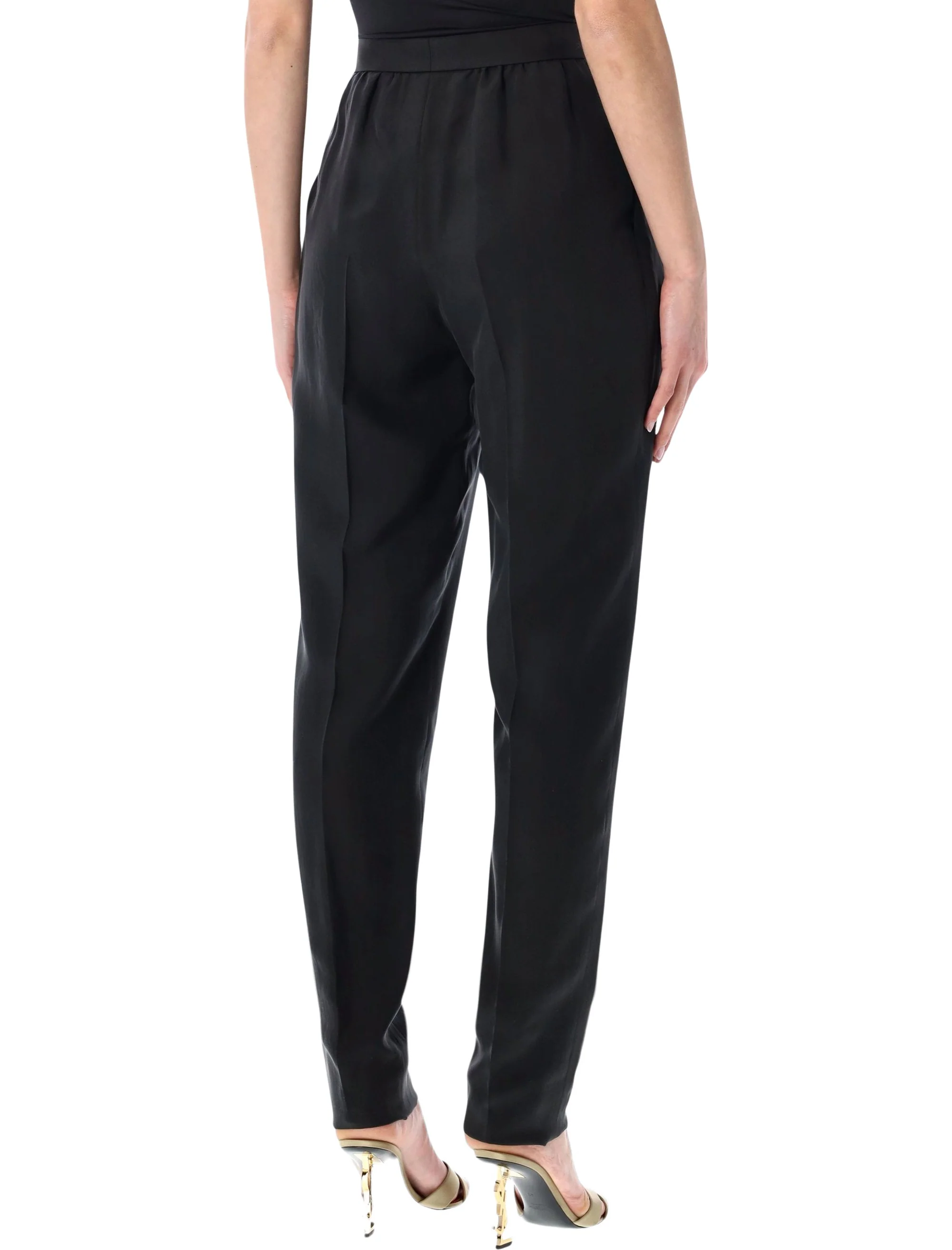 Saint Laurent Mid-Rise Straight-Leg Trousers - Image 2